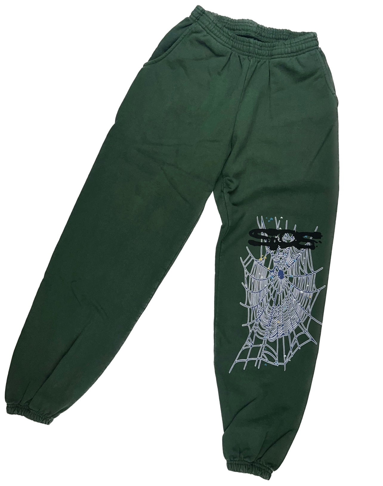 Sp5der Hunter Green Sweatpants