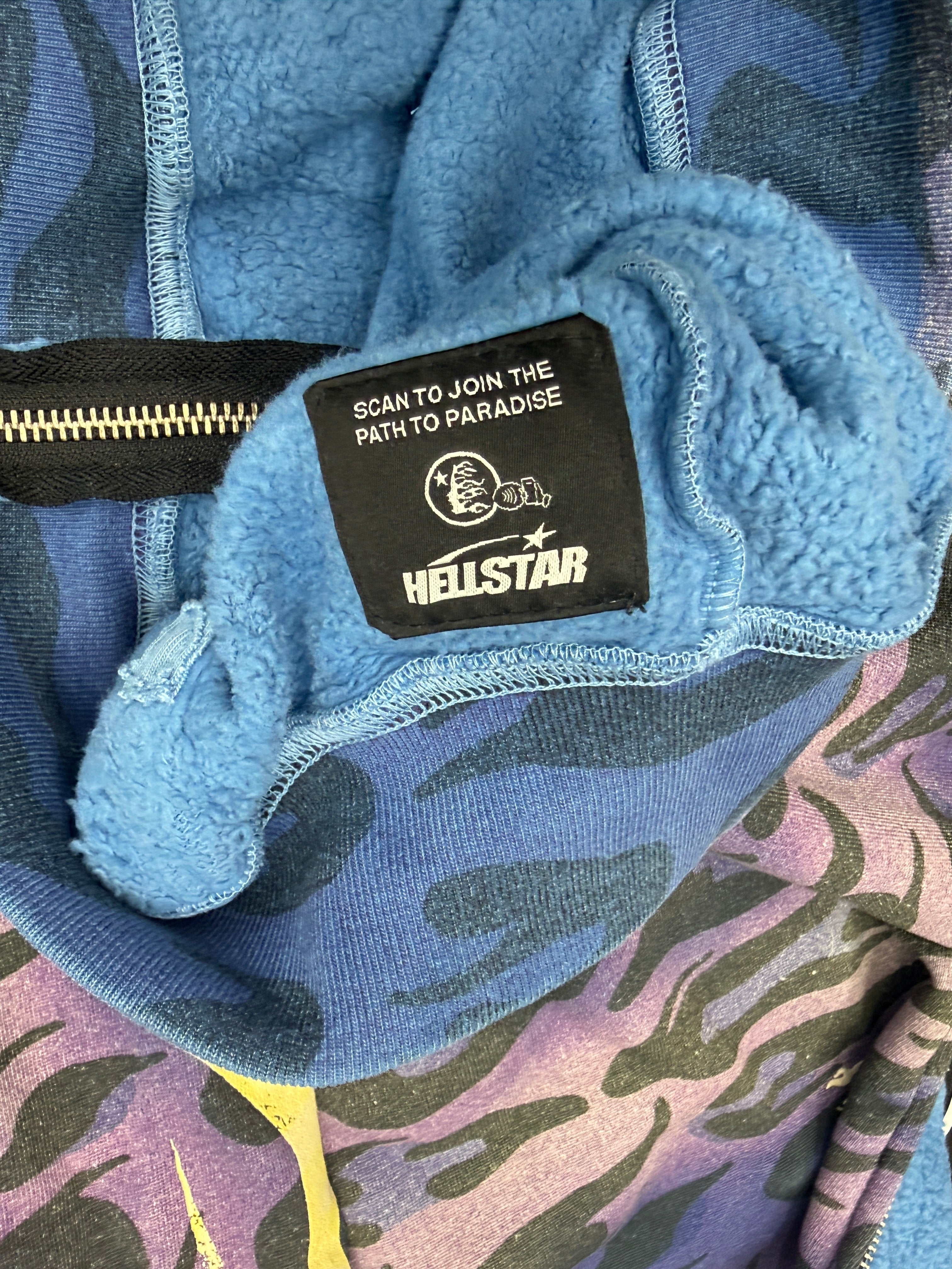 HS Cheetah Zip Up Hoodie