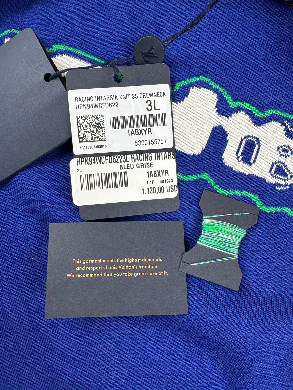 Louis Vuitton Intarsia Crewneck