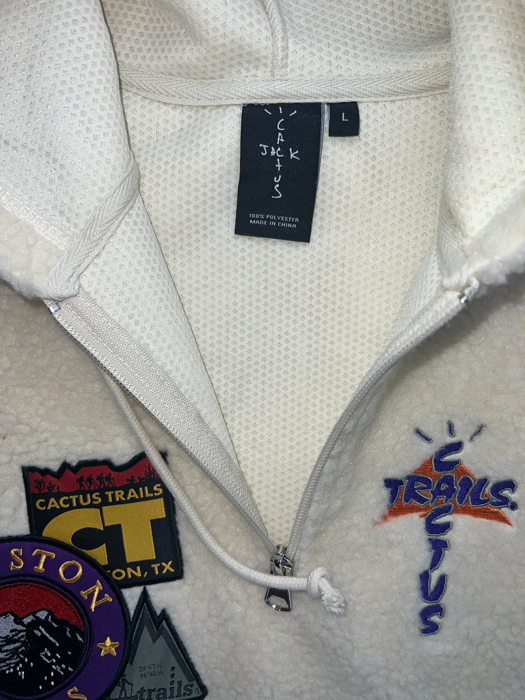 Travis Scott Cactus Trails Half-Zip Sherpa Hoodie