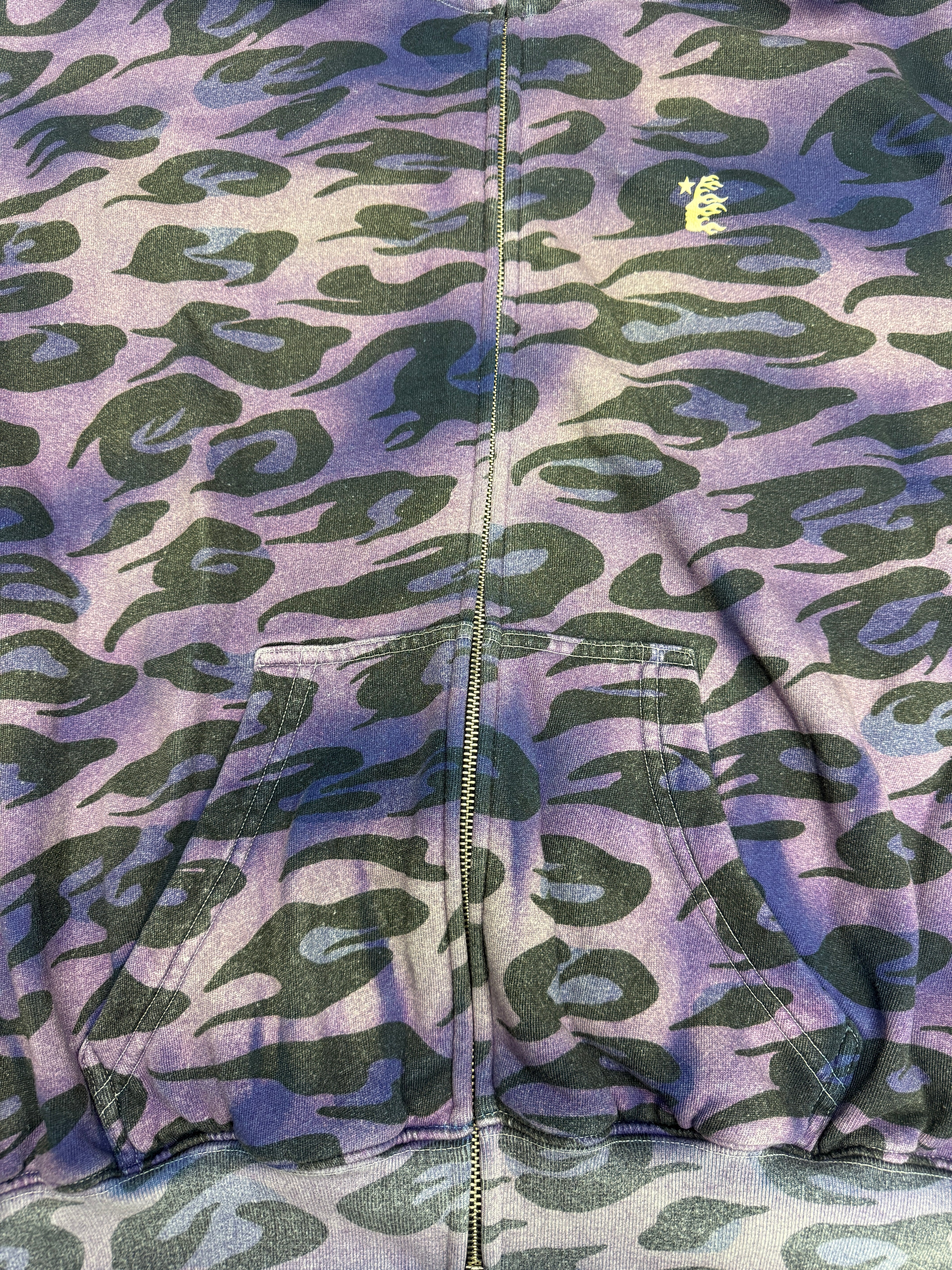 HS Cheetah Zip Up Hoodie