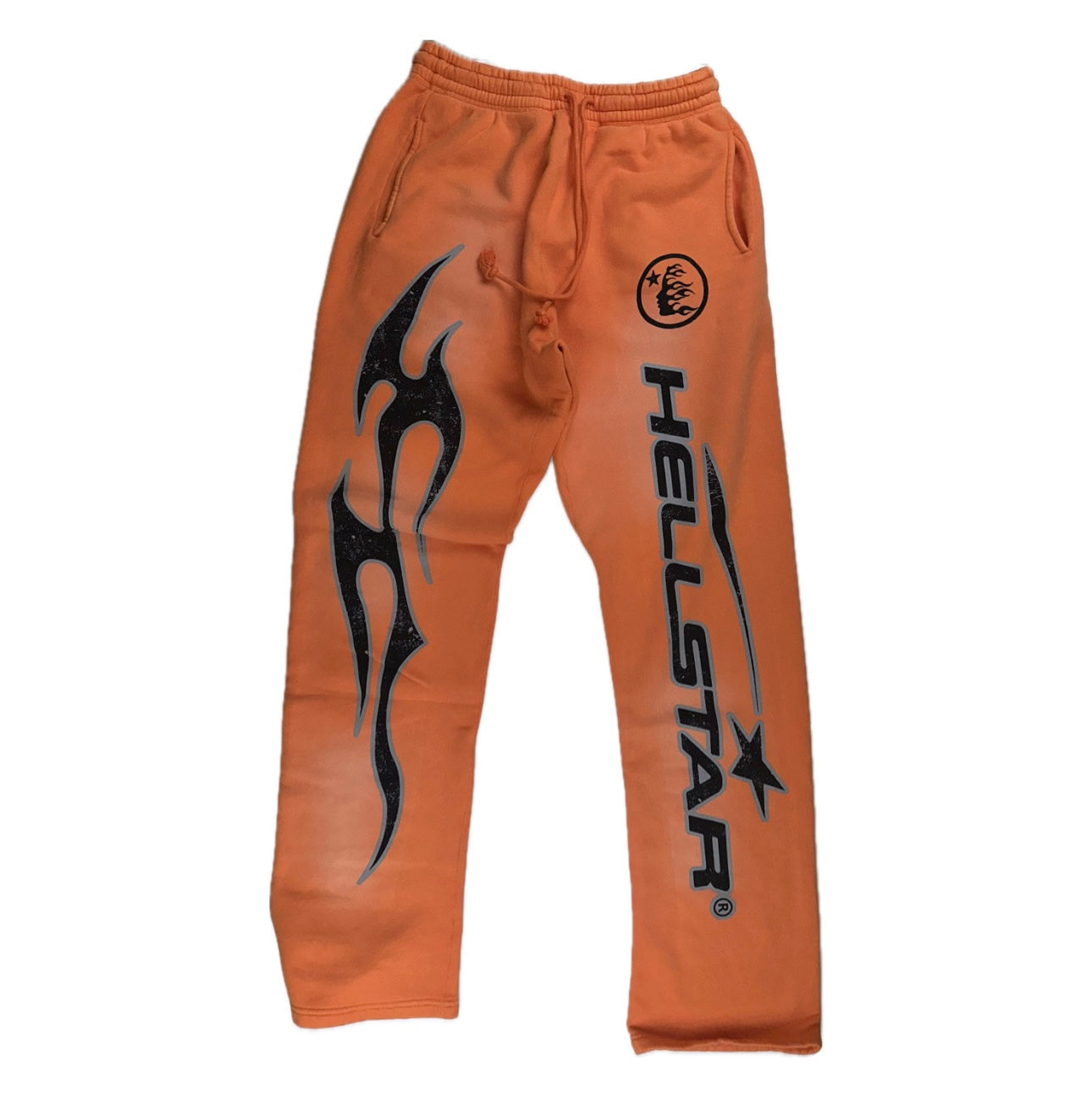 HS Fire Orange Flare Sweatpants