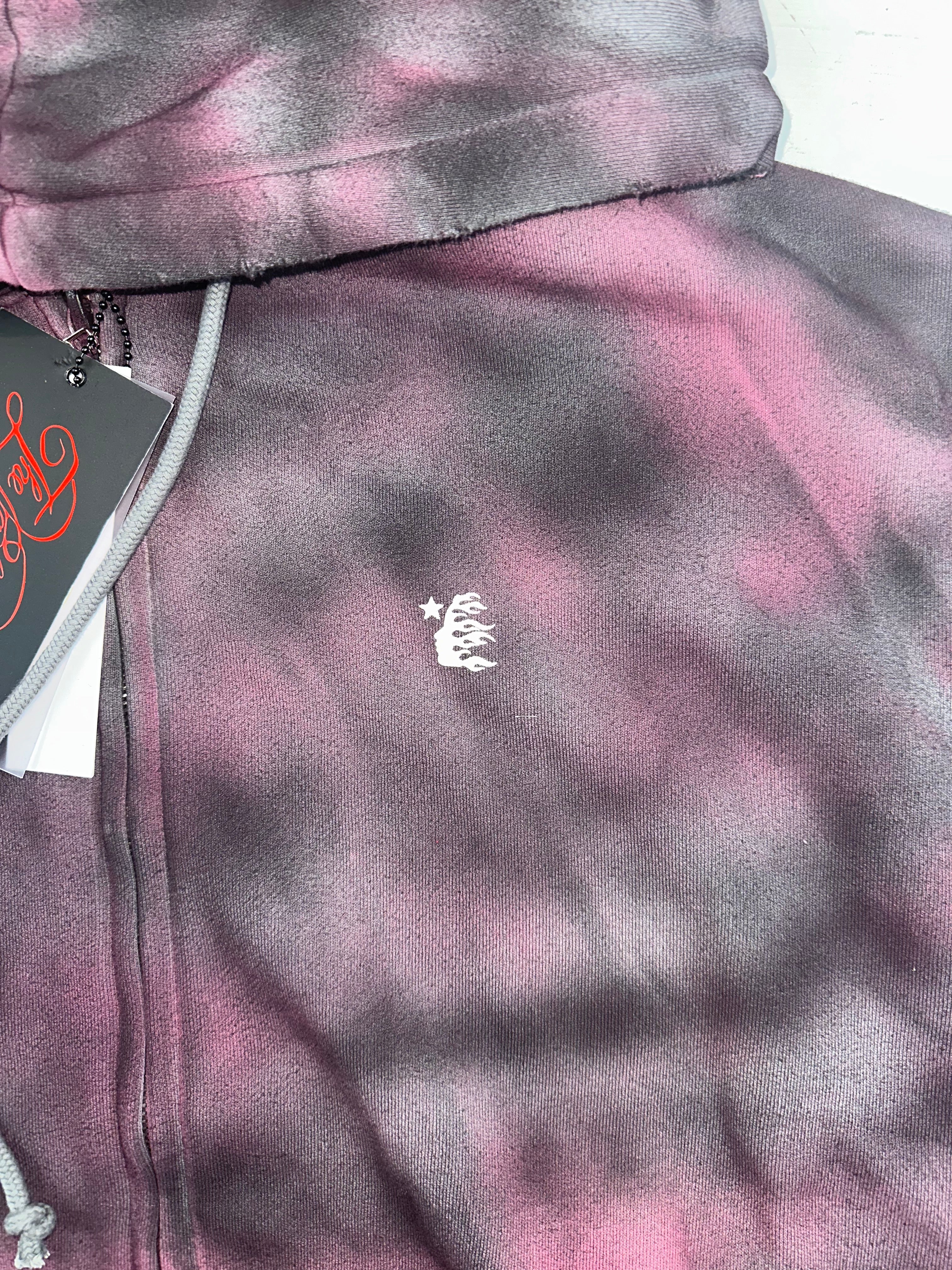 HS Airbrushed Zip Up Hoodie