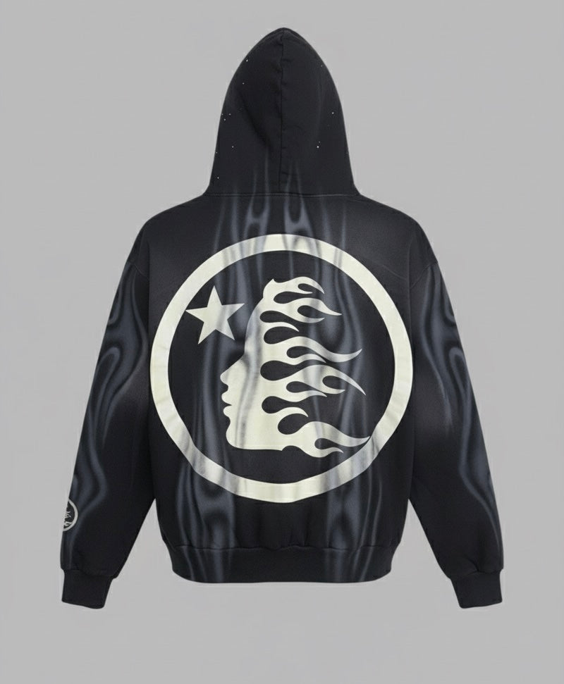 HS Airbrush Rhinestone Classic Hoodie