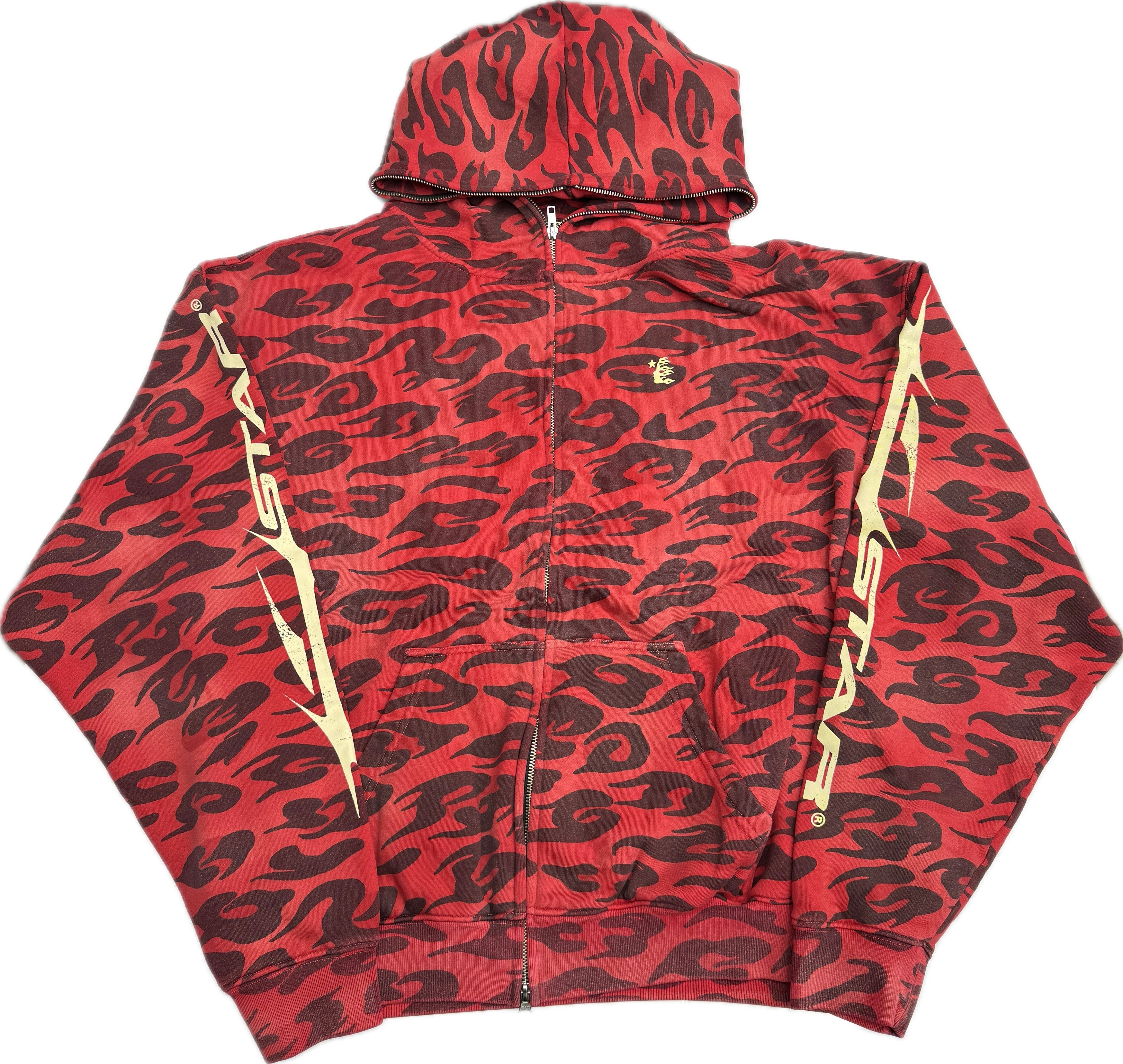 HS Cheetah Zip Up Hoodie