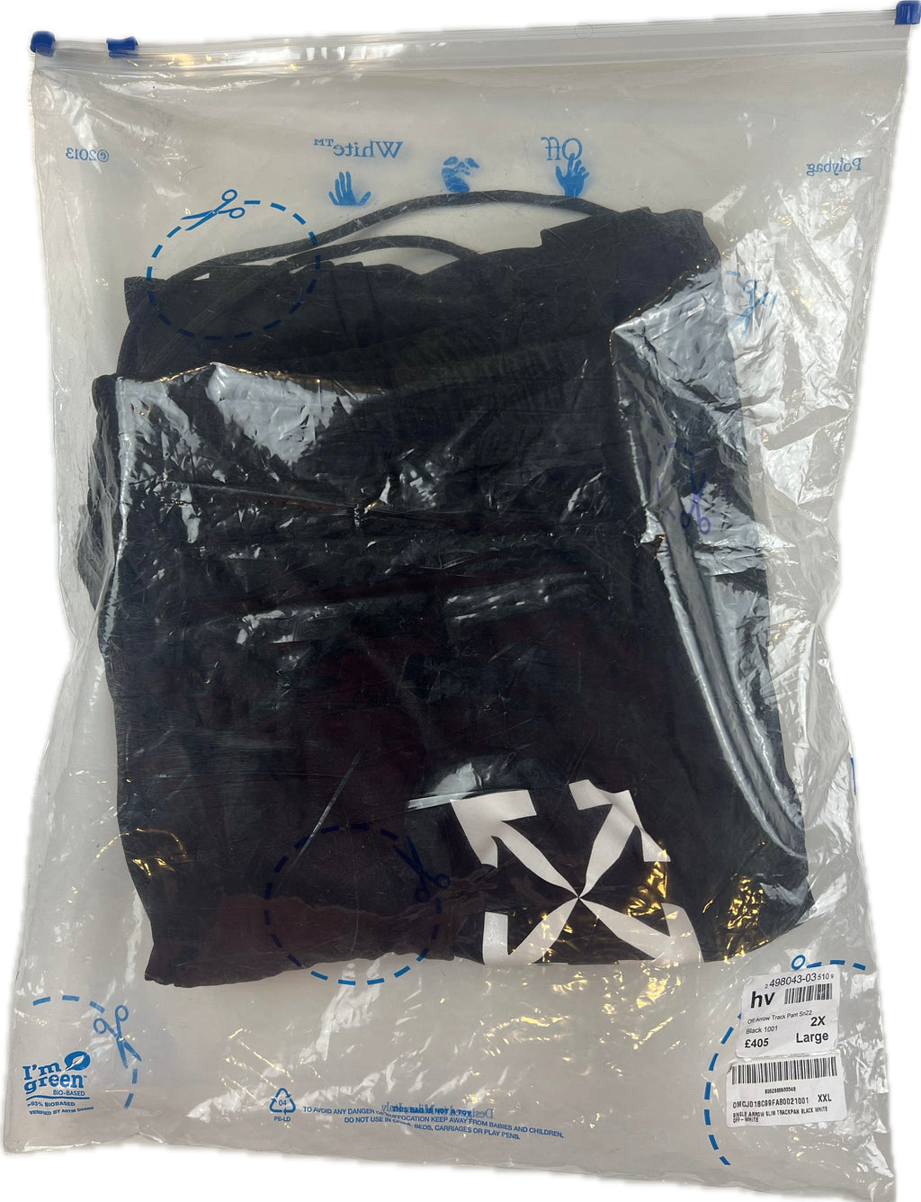 Off-White Single Arrow Slim Track Pants Black