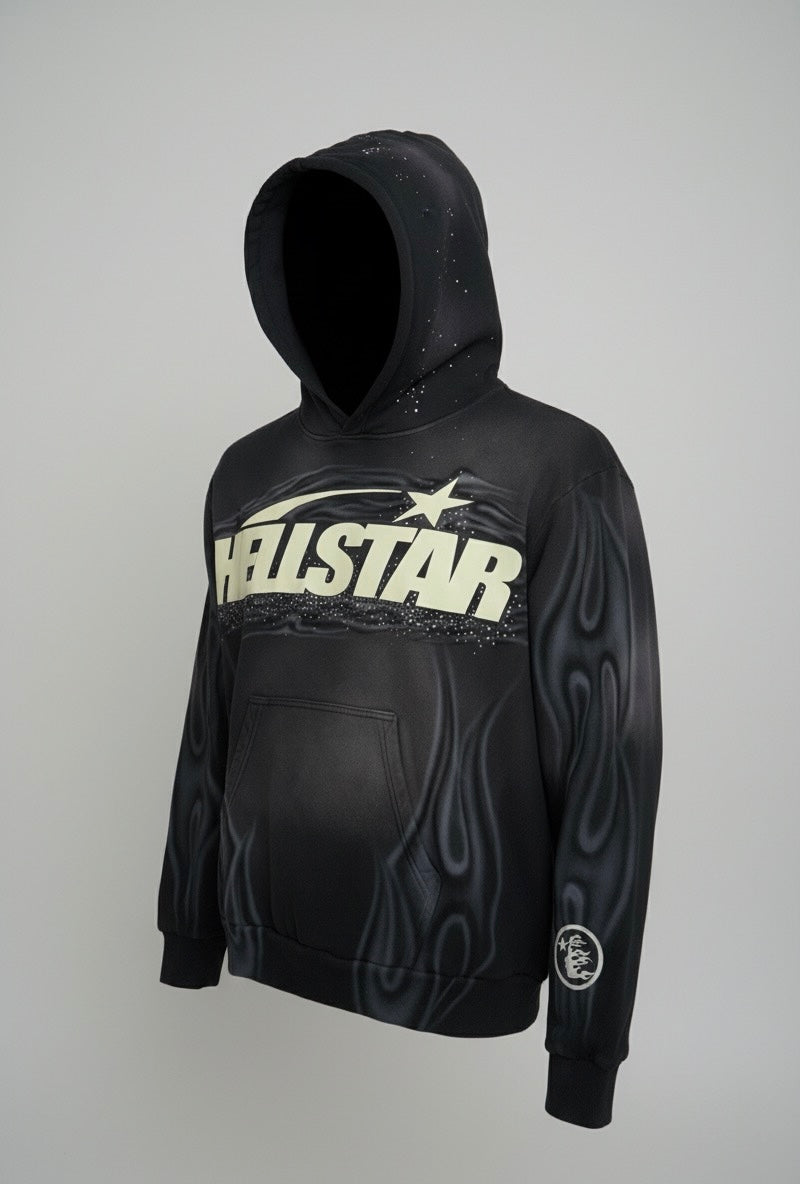 HS Airbrush Rhinestone Classic Hoodie