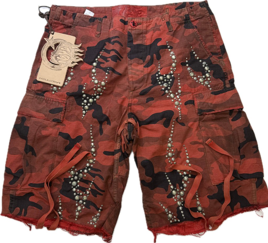 HS Studded Cargo Shorts