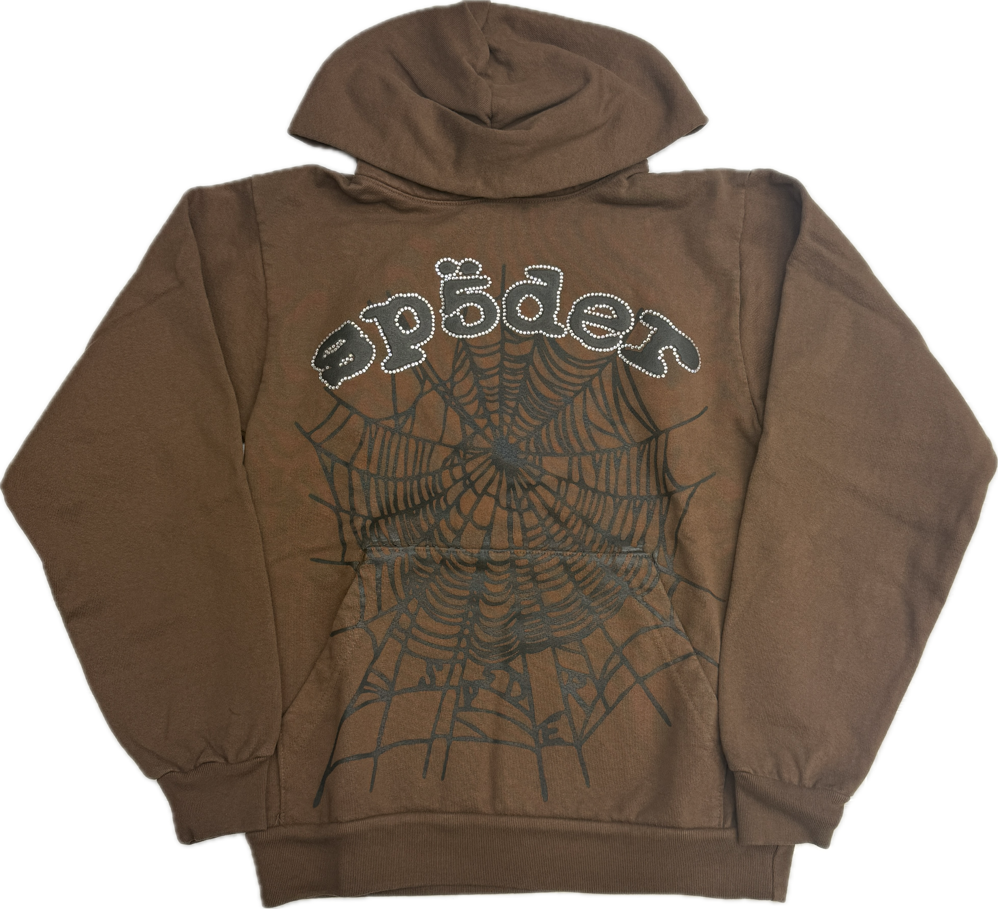 Sp5der Rhinestone OG Web Hoodie