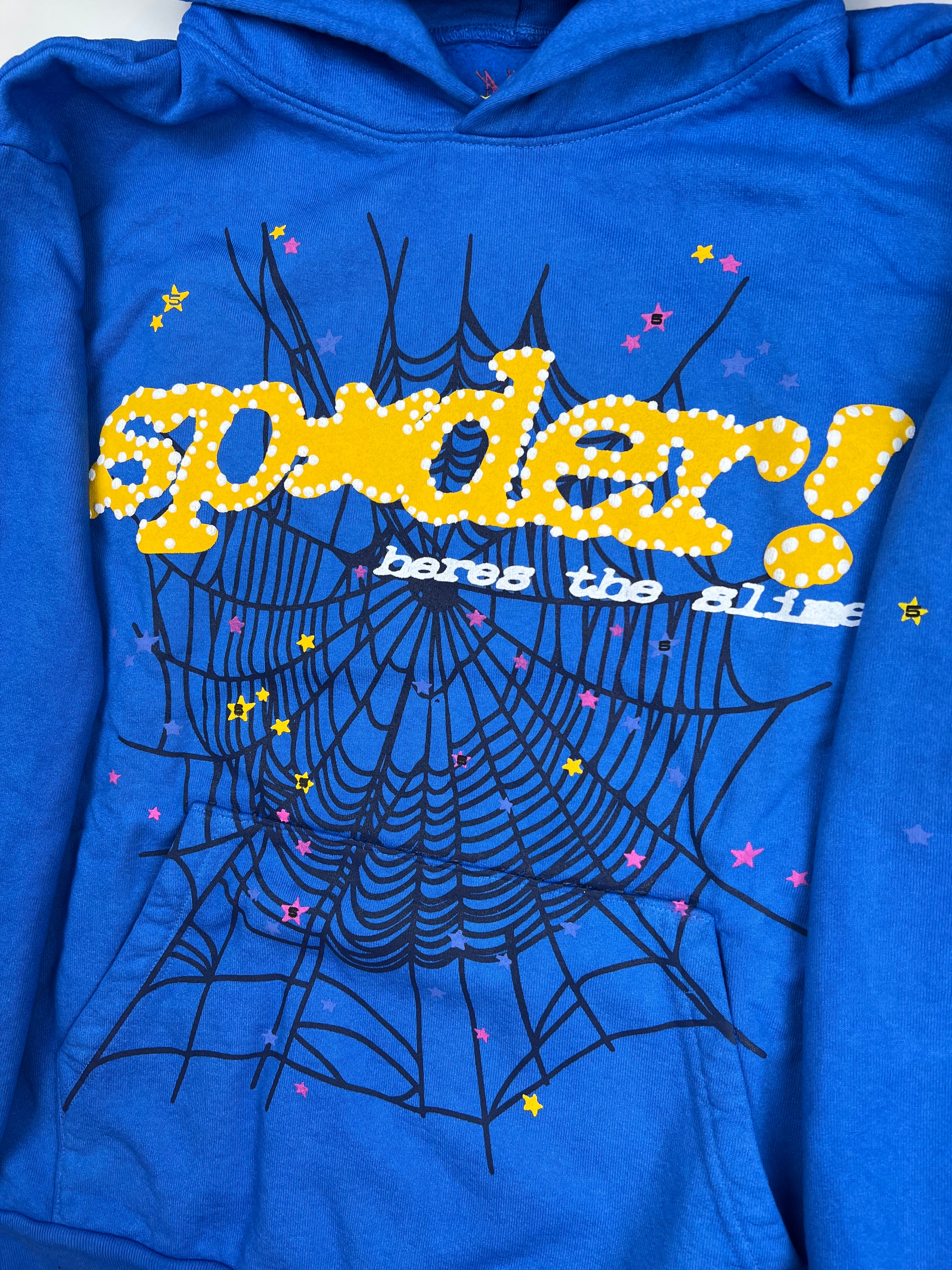 Sp5der TC Blue Hoodie