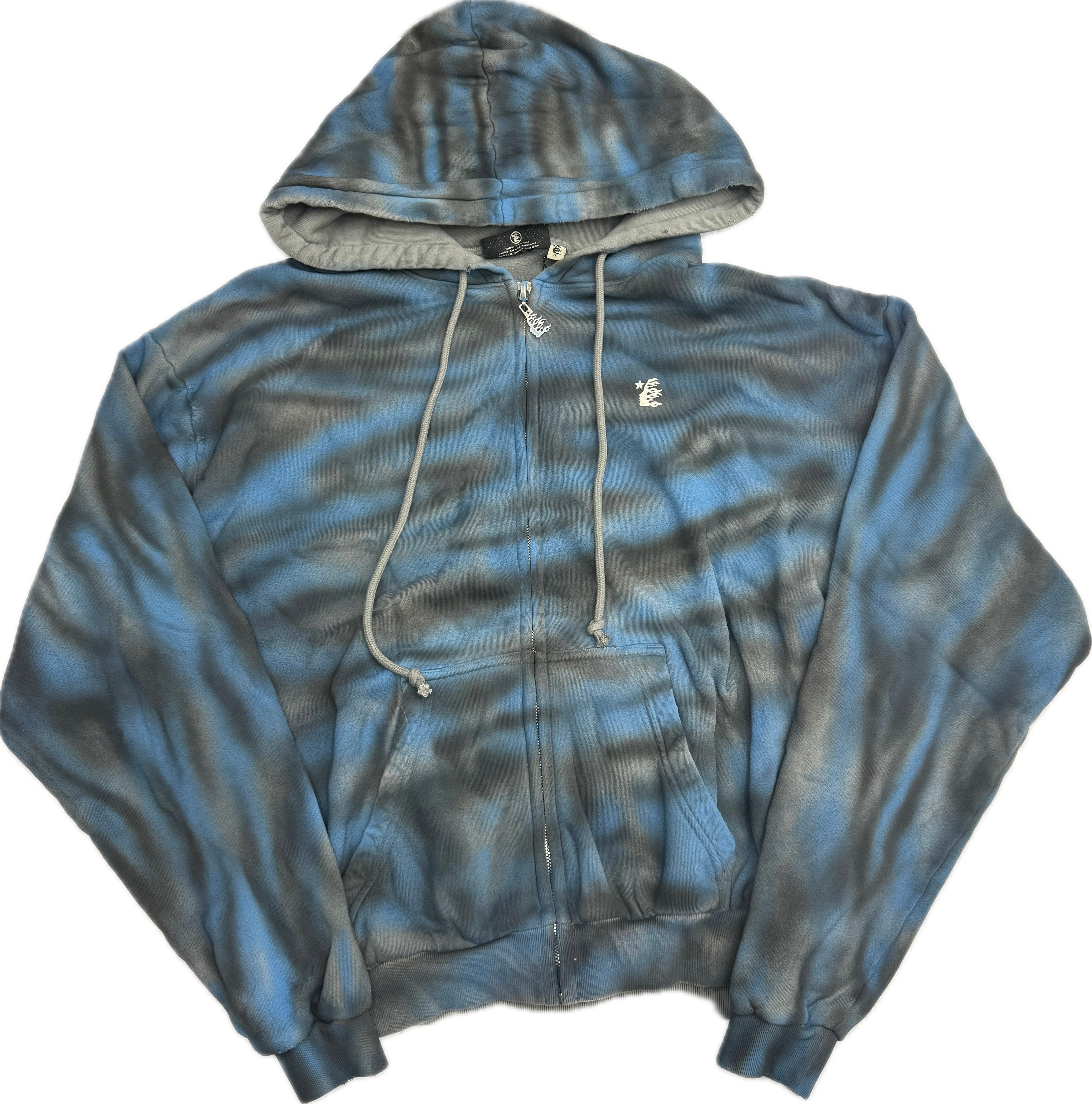 HS Airbrushed Zip Up Hoodie