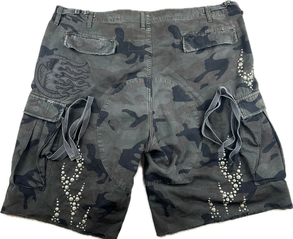 HS Studded Cargo Shorts