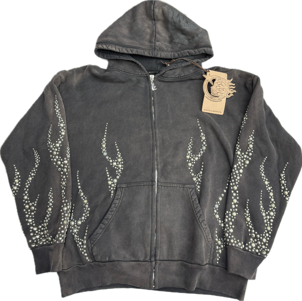 HS Studded Zip Up Hoodie