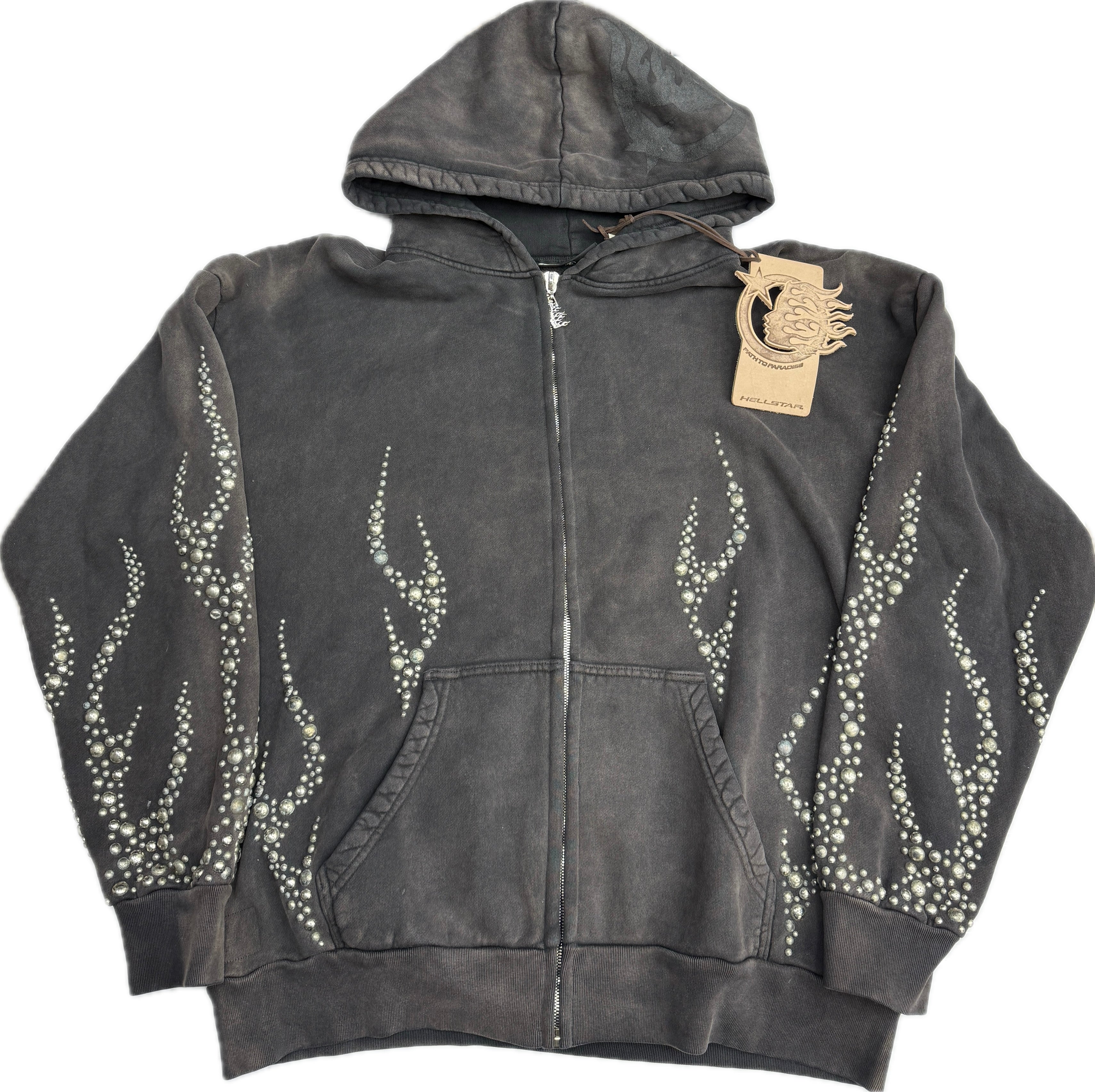 HS Studded Zip Up Hoodie
