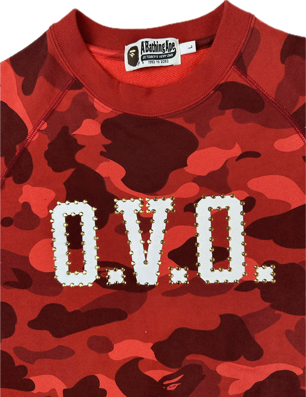 OVO x Bape Camo Crewneck