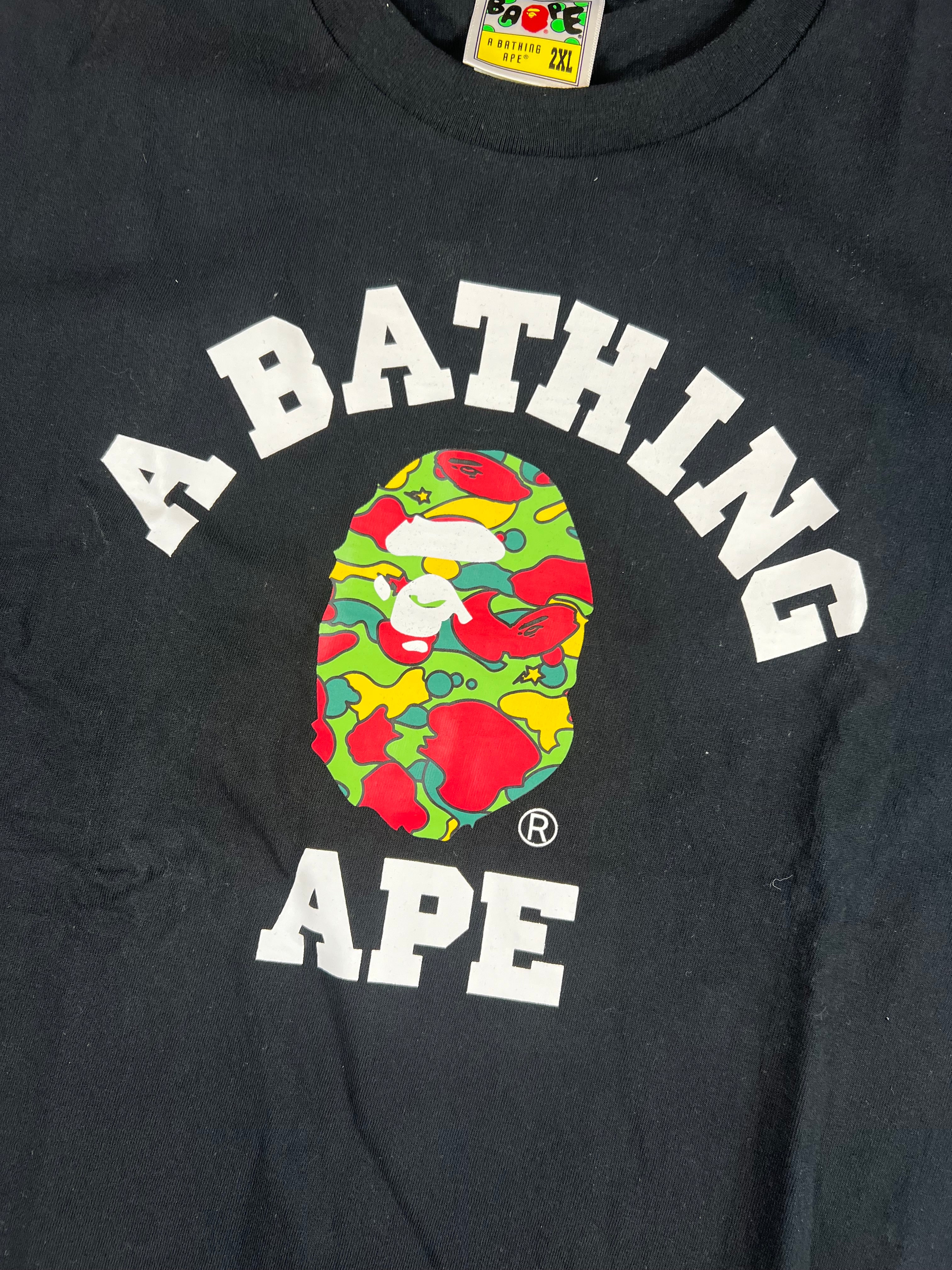BAPE Sta Camo College Tee