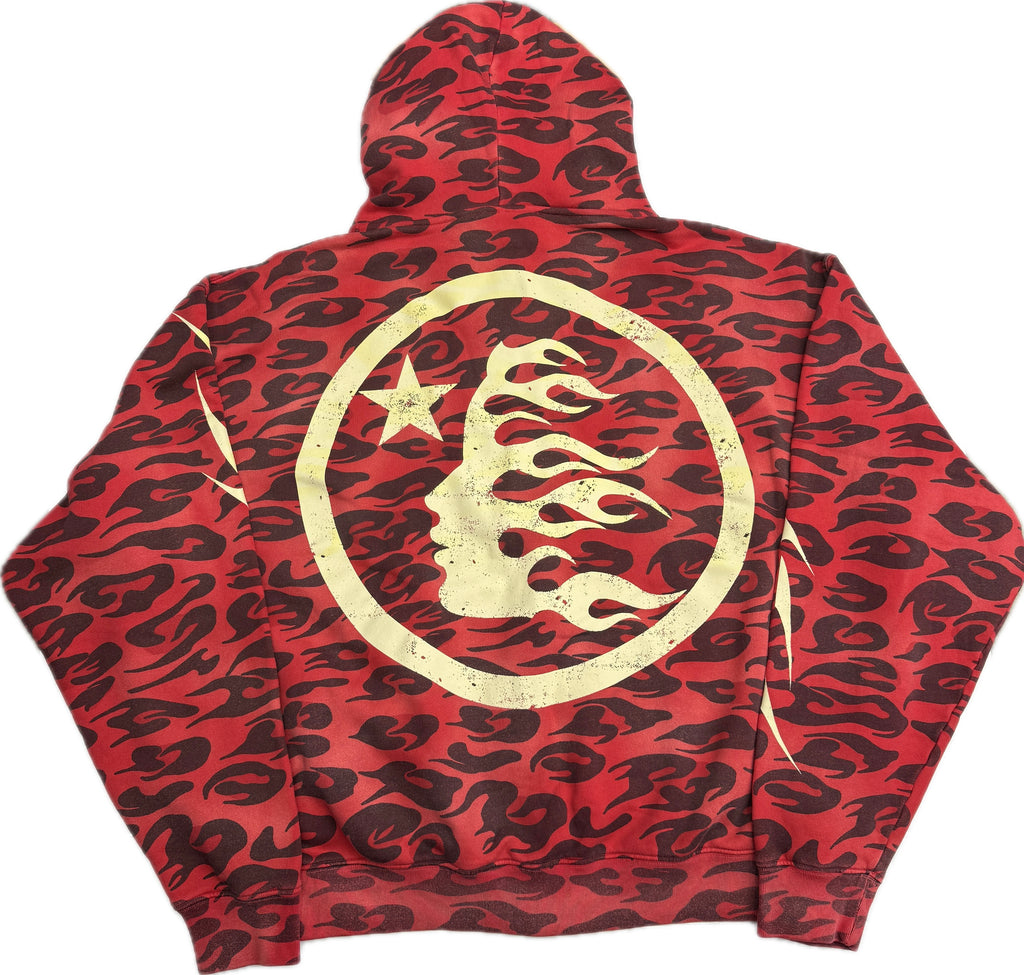 HS Cheetah Zip Up Hoodie