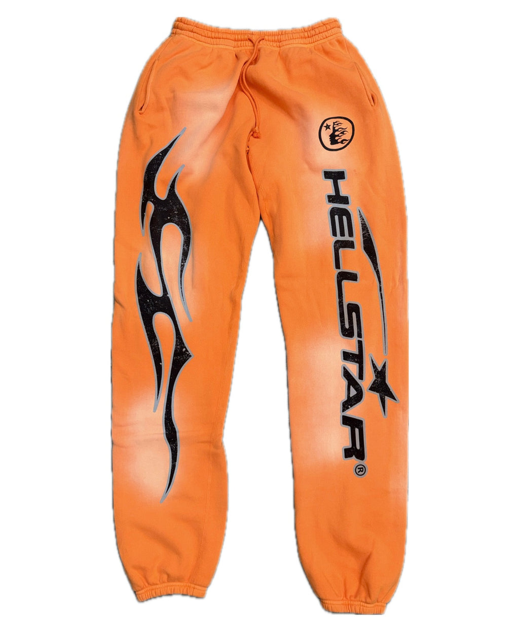HS Fire Orange Elastic Sweatpants