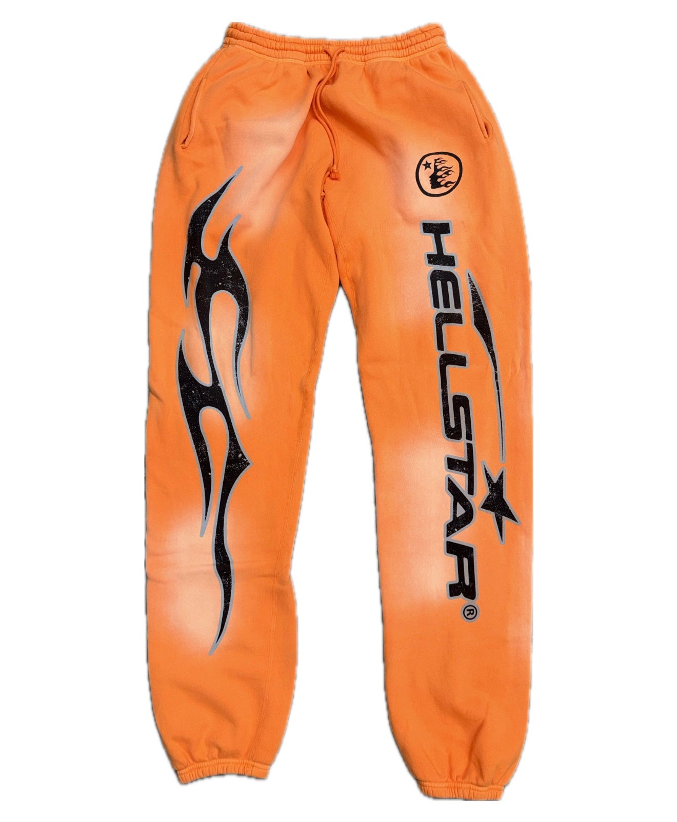HS Fire Orange Elastic Sweatpants