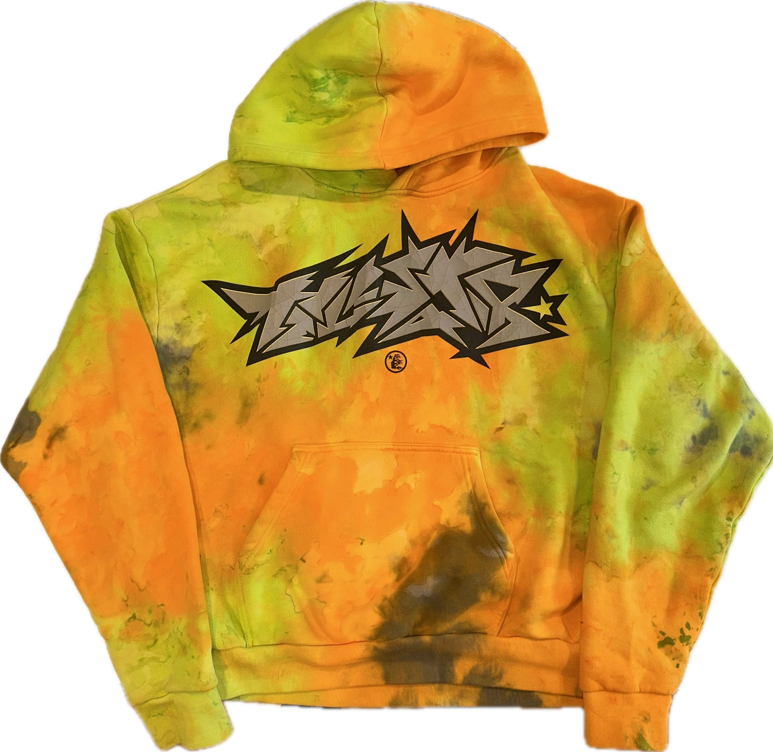 HS Cracked Print Hoodie