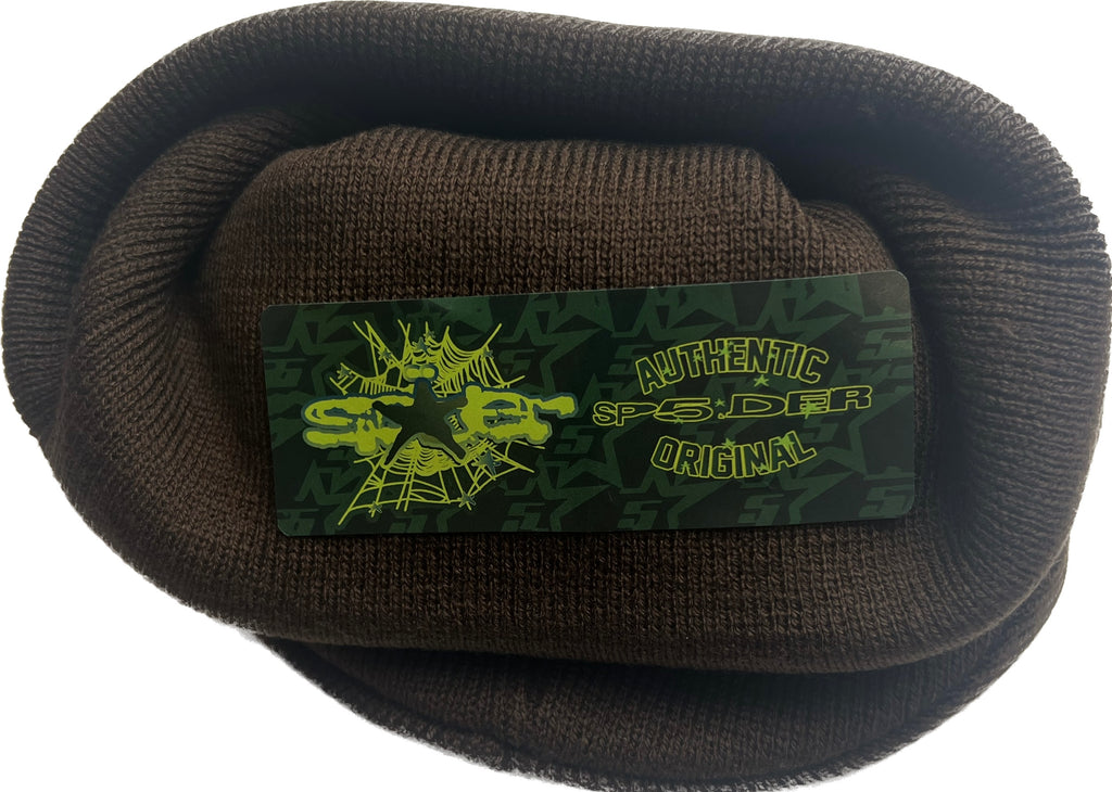 Sp5der Rhinestone Beanie