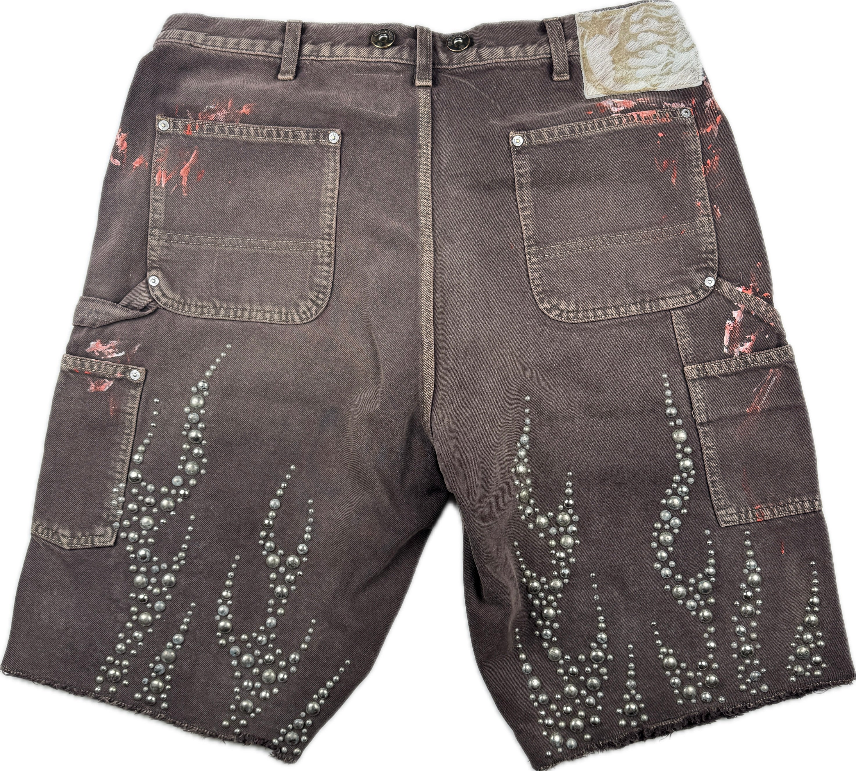 HS Studded Denim Shorts