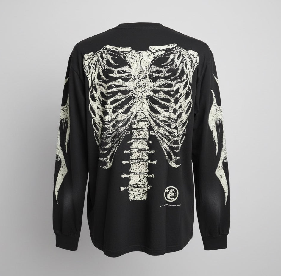 HS Skeleton Long Sleeve T-shirt