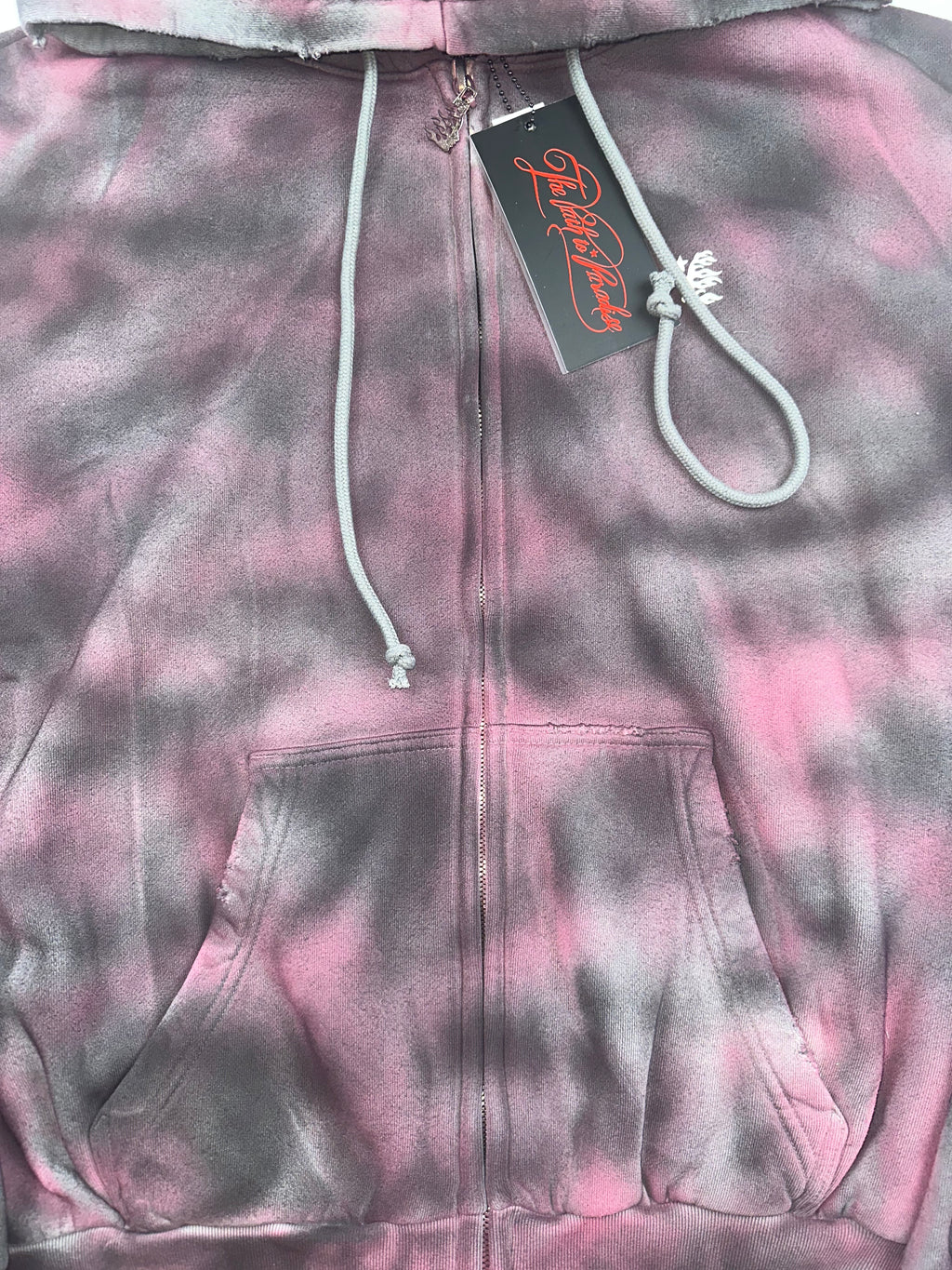 HS Airbrushed Zip Up Hoodie
