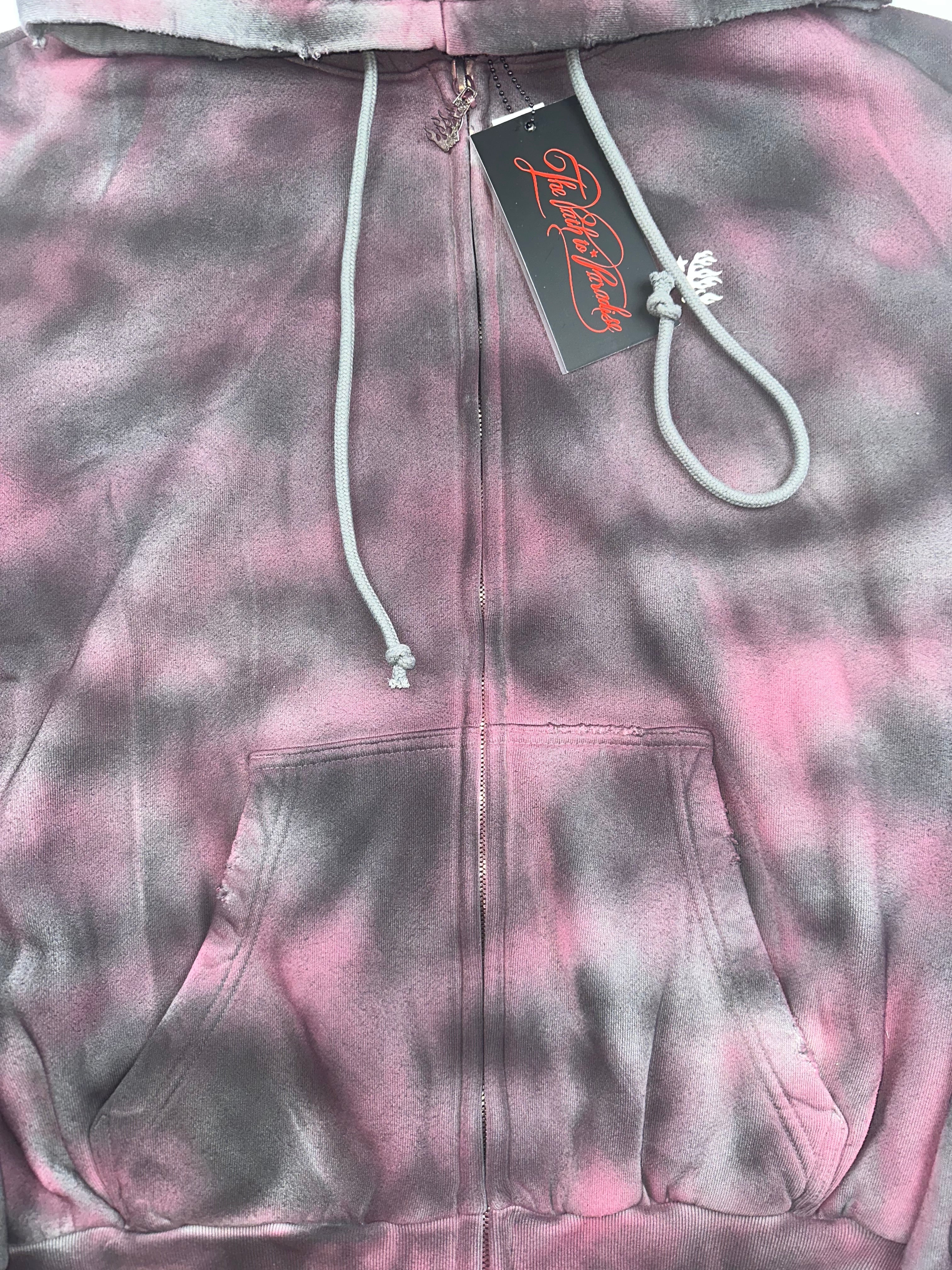 HS Airbrushed Zip Up Hoodie