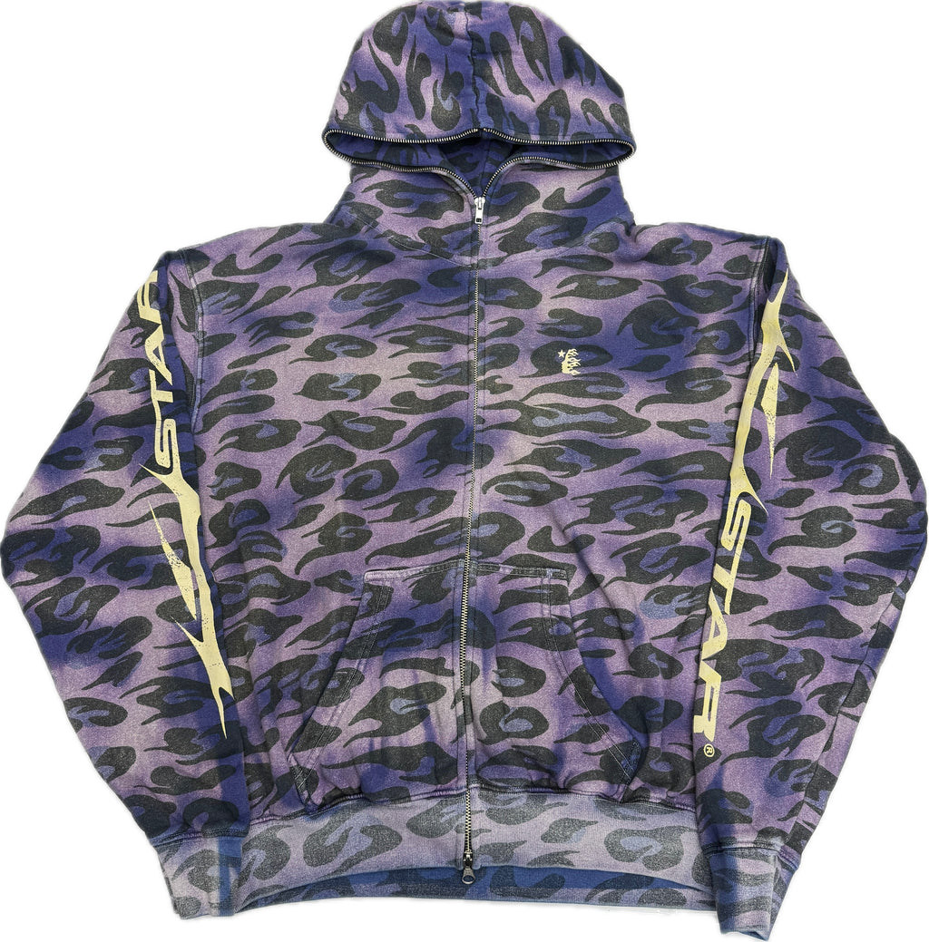 HS Cheetah Zip Up Hoodie