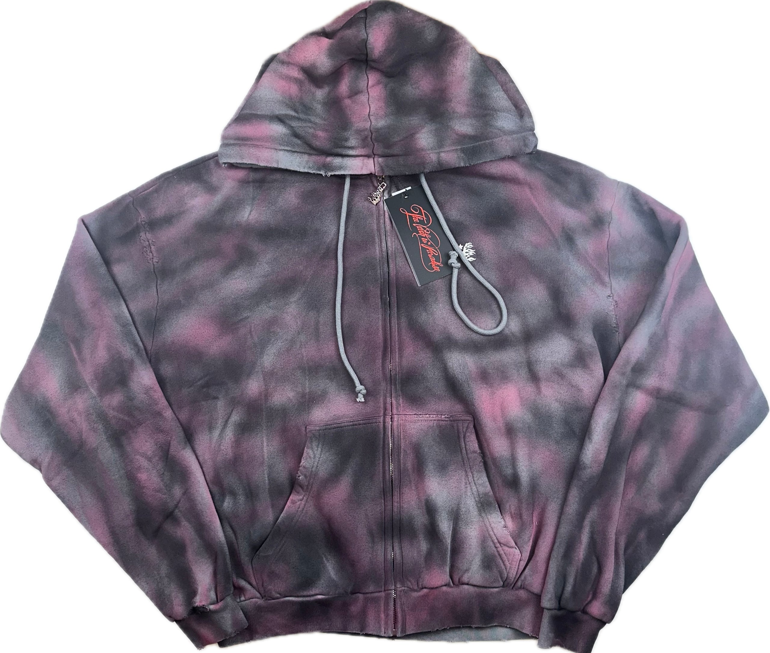 HS Airbrushed Zip Up Hoodie