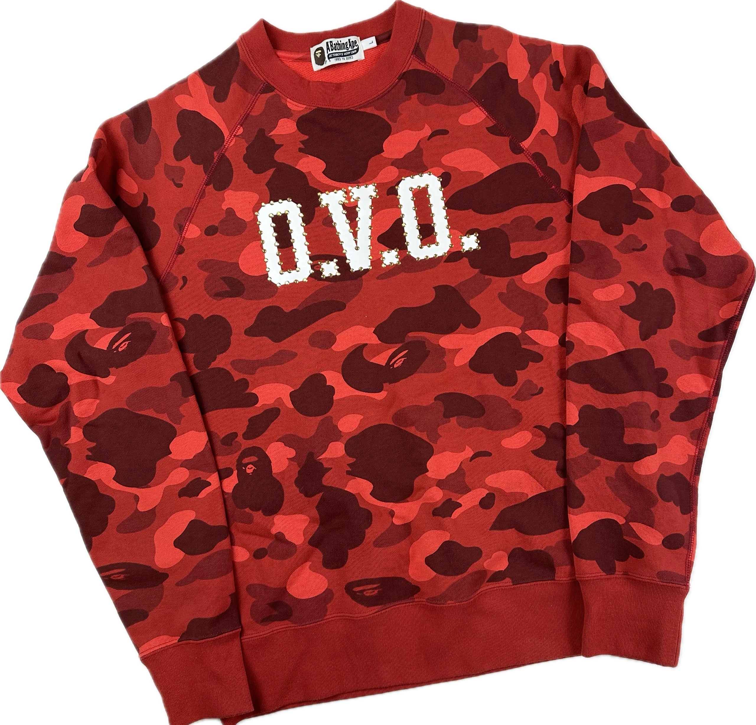 OVO x Bape Camo Crewneck
