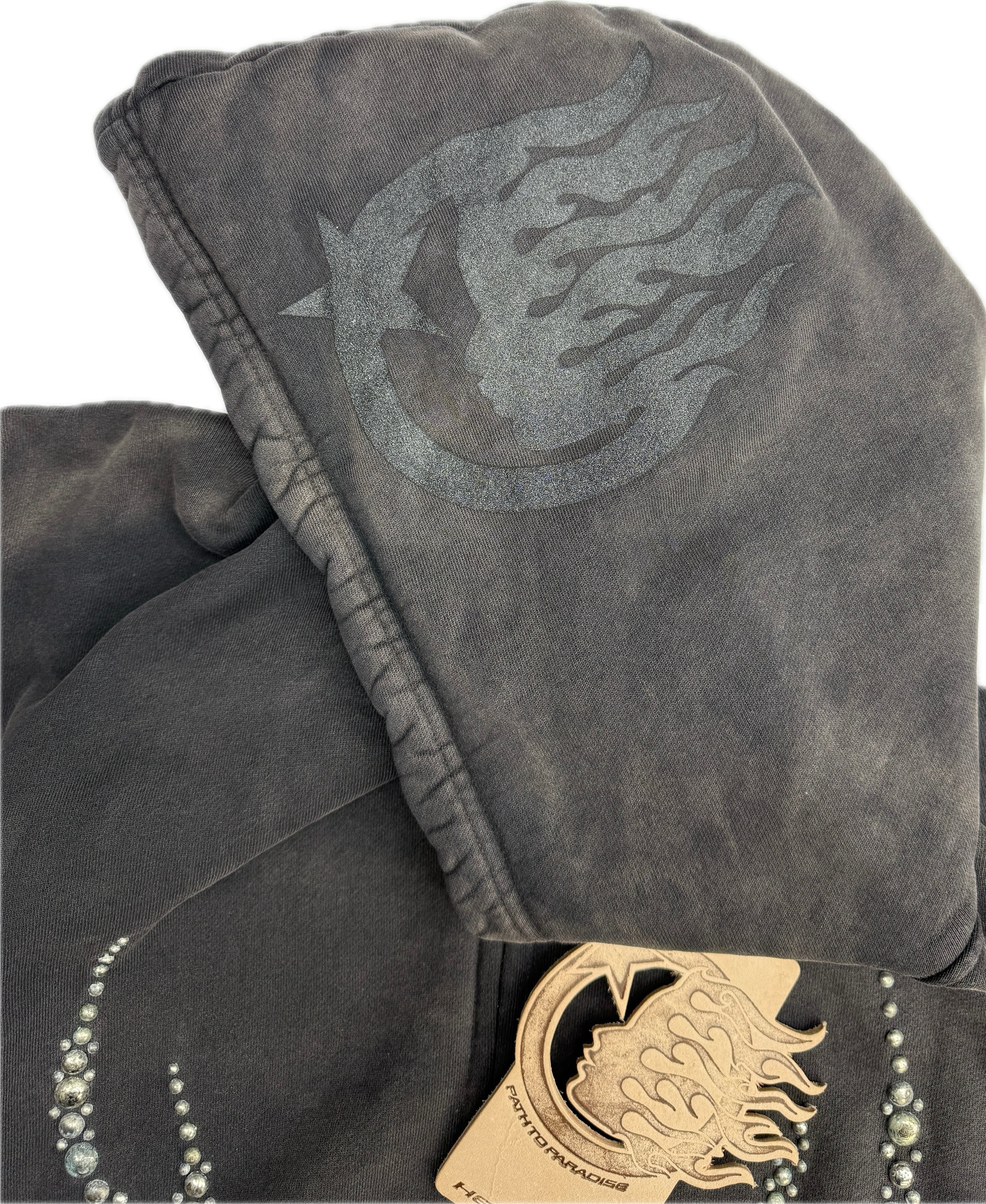 HS Studded Zip Up Hoodie