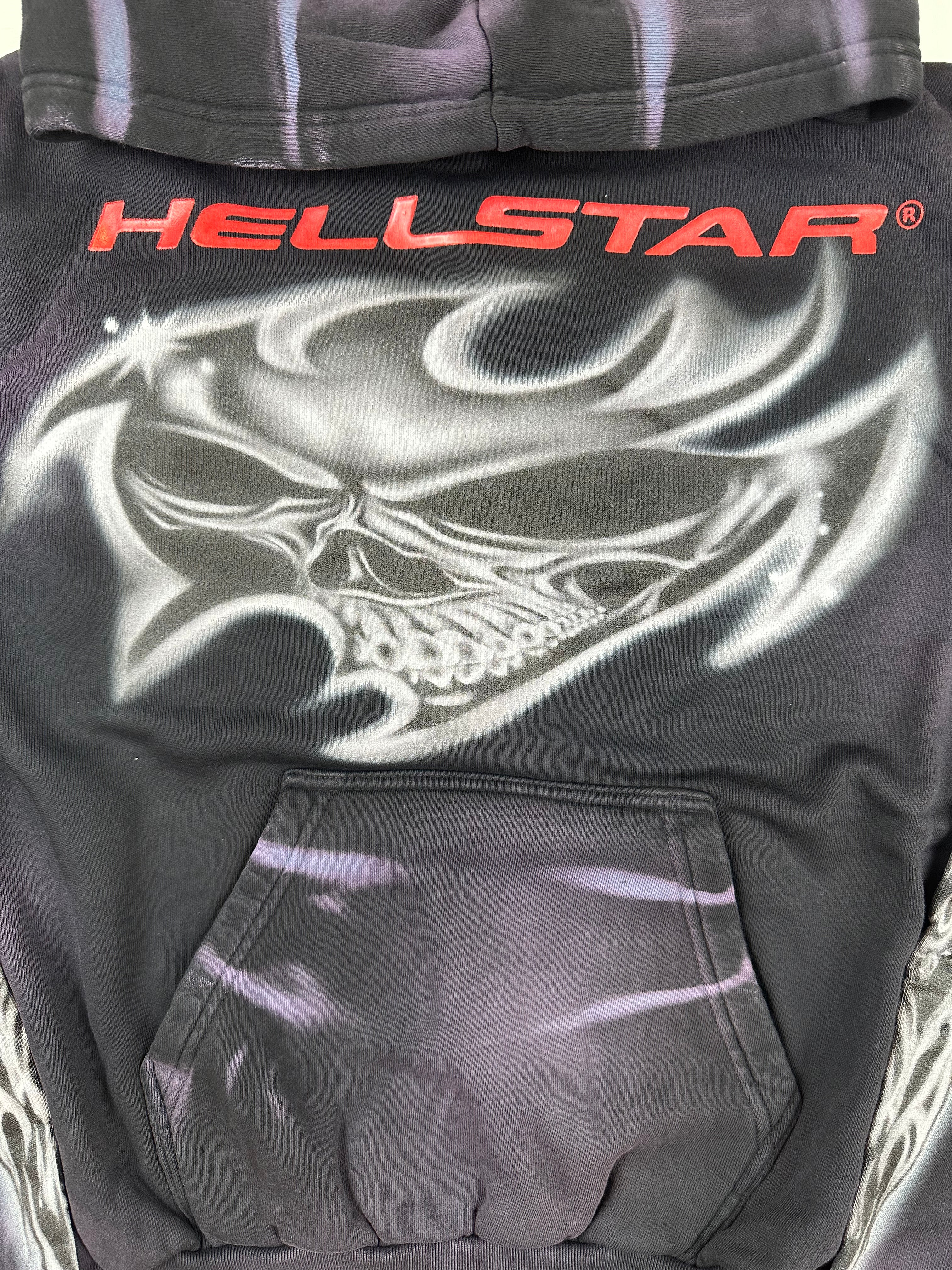 HS Airbrushed Skull Hoodie