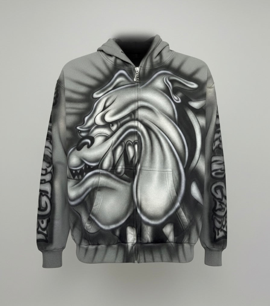 HS Bulldog Airbrush Hoodie