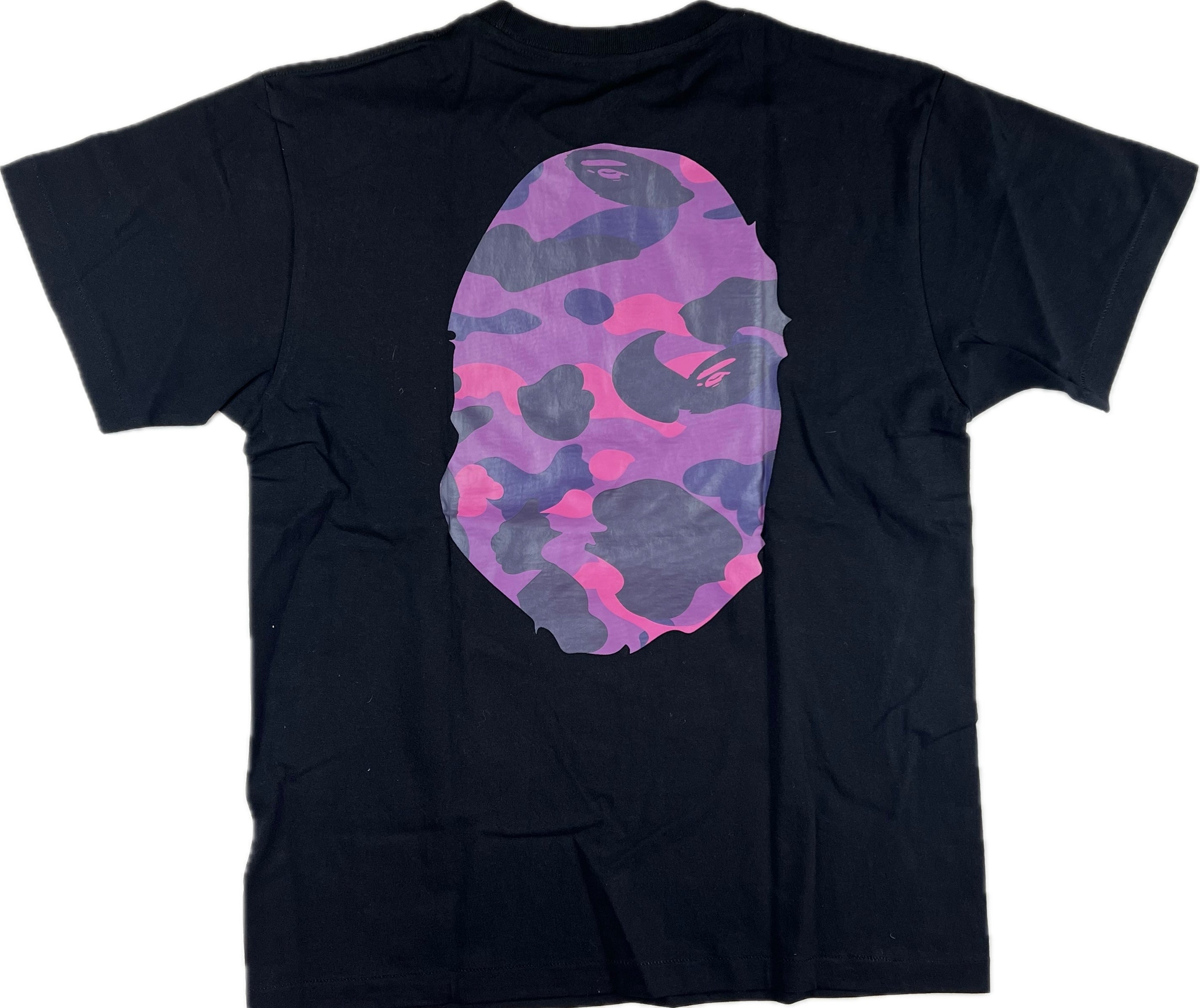 Bape Purple Camo Big Ape Logo T-shirt
