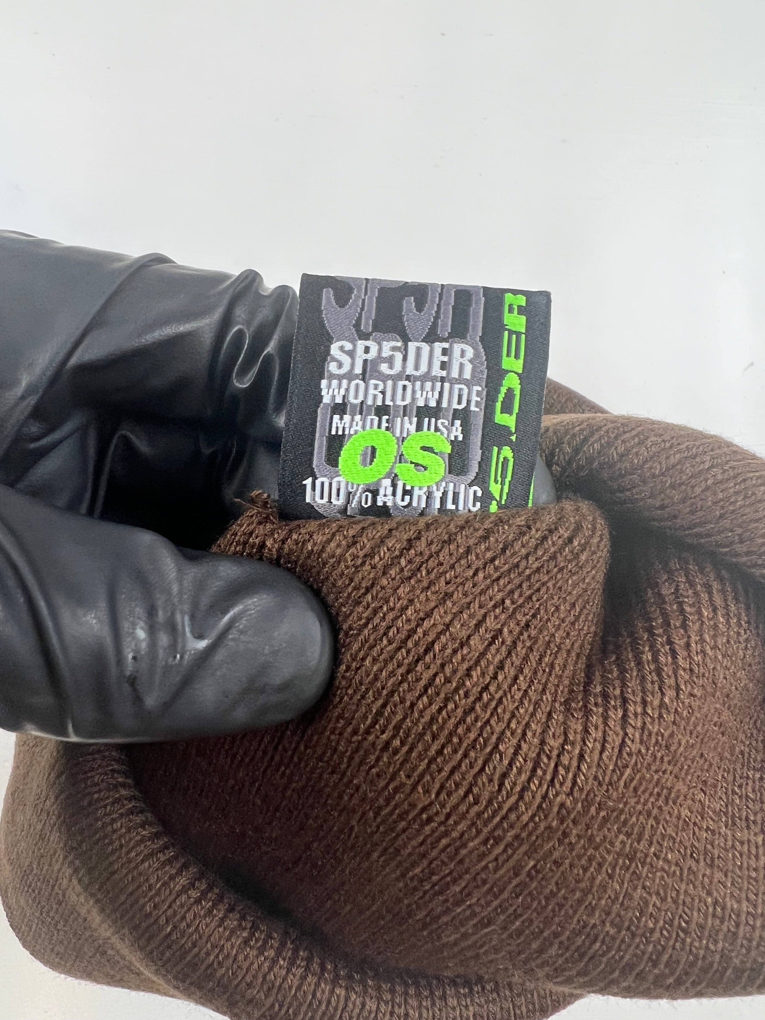 Sp5der Rhinestone Beanie