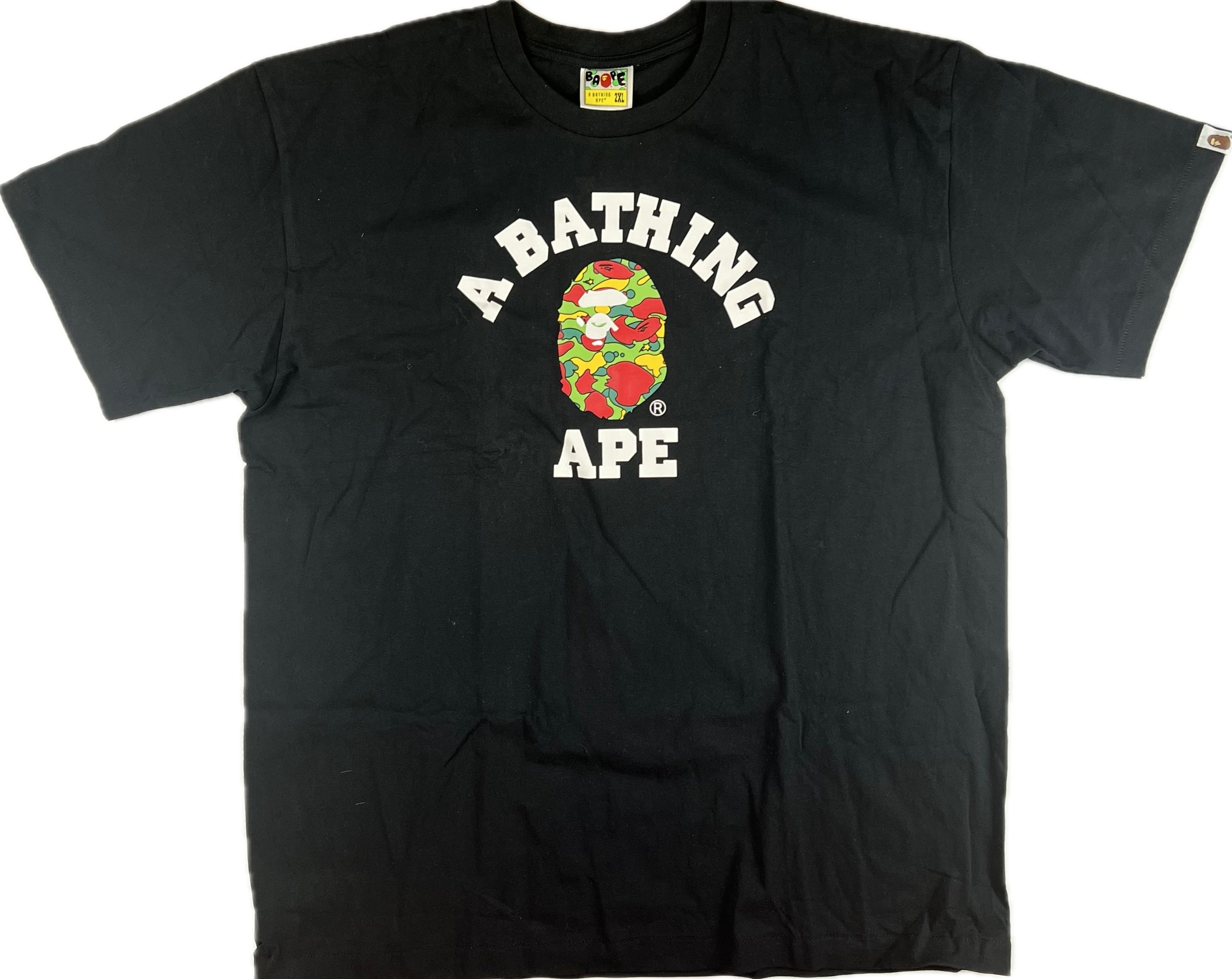 BAPE Sta Camo College Tee