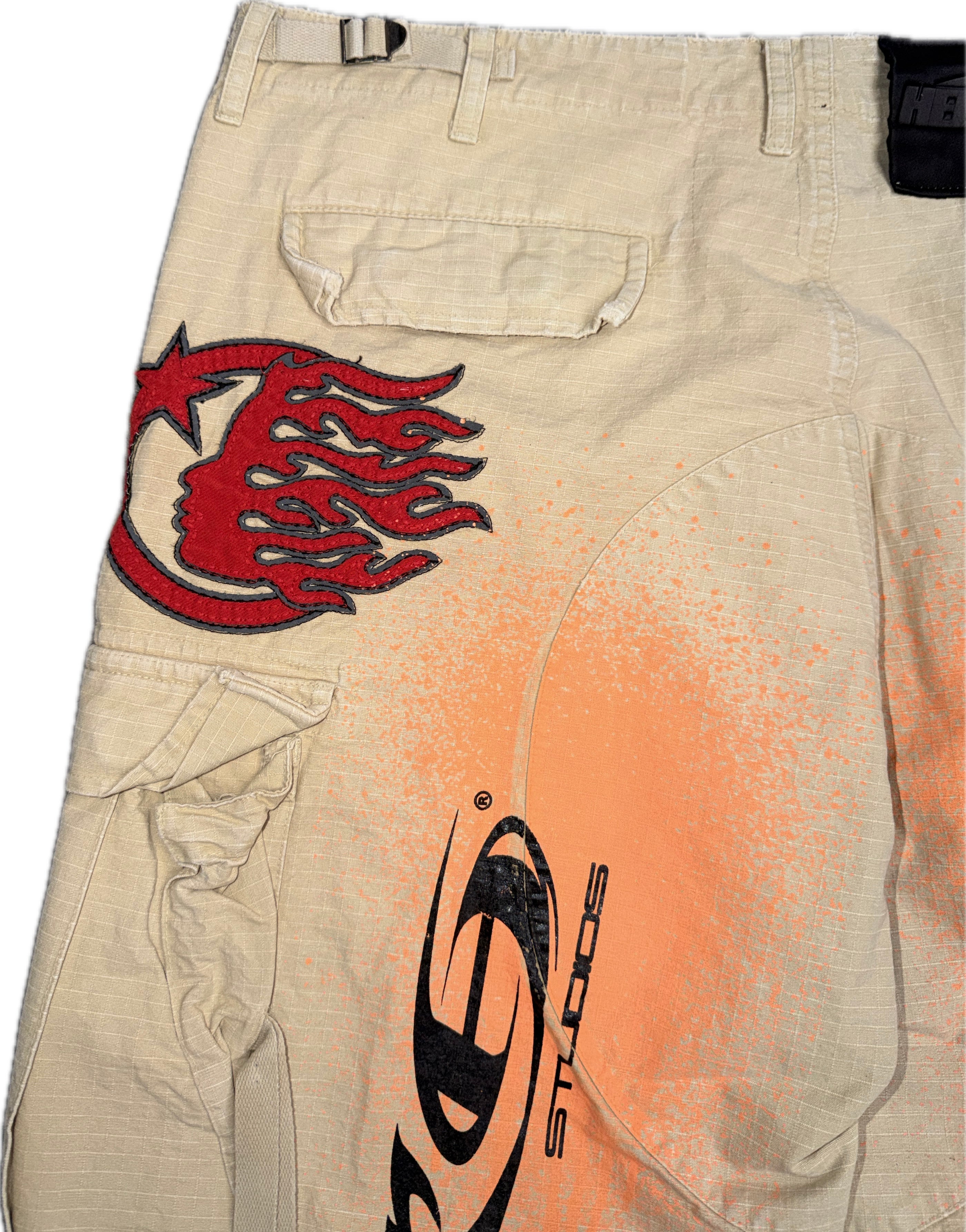 HS Printed Cargo Pants