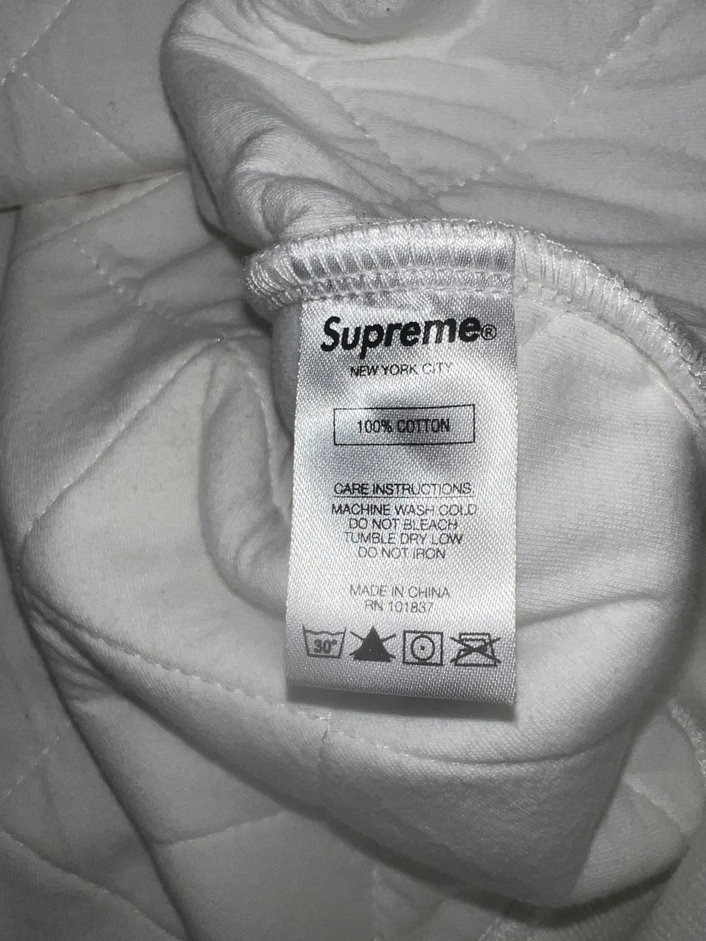 Supreme Quilted Hoodie