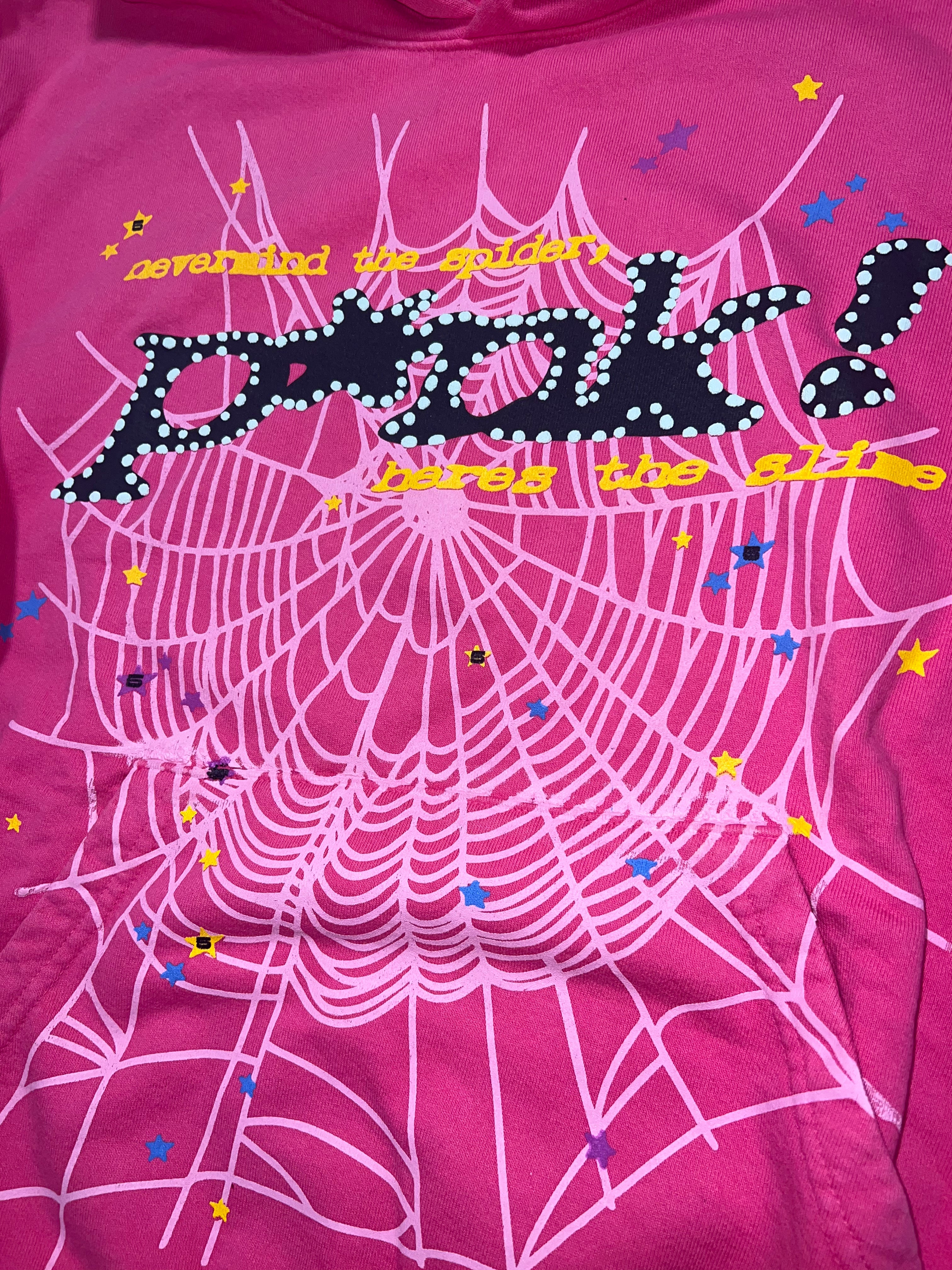 Sp5der P*NK Hoodie