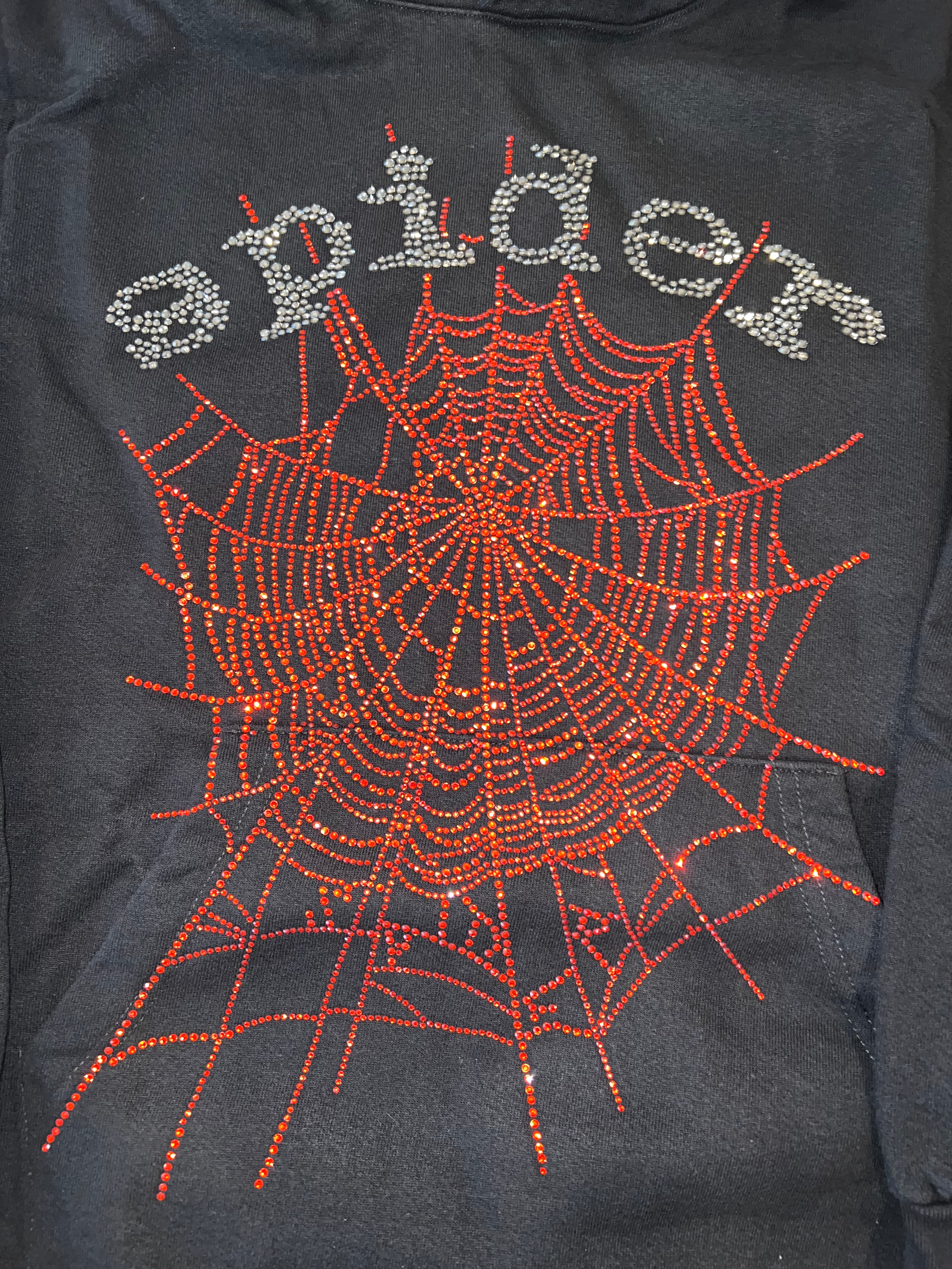 Sp5der OG Rhinestone Hoodie