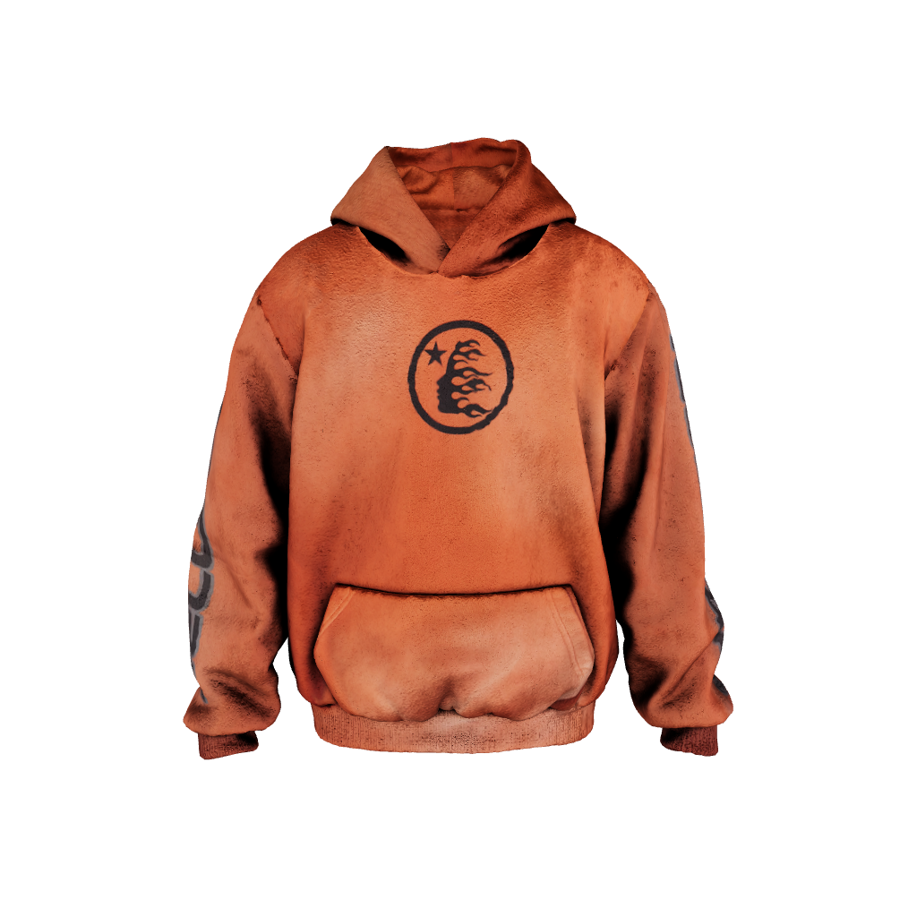 HS Fire Orange Hoodie