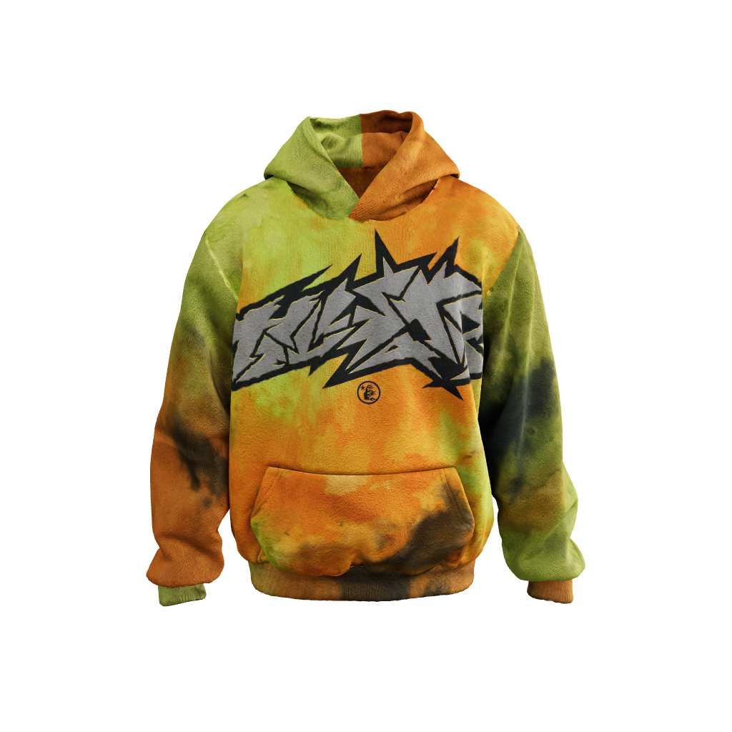 HS Cracked Print Hoodie