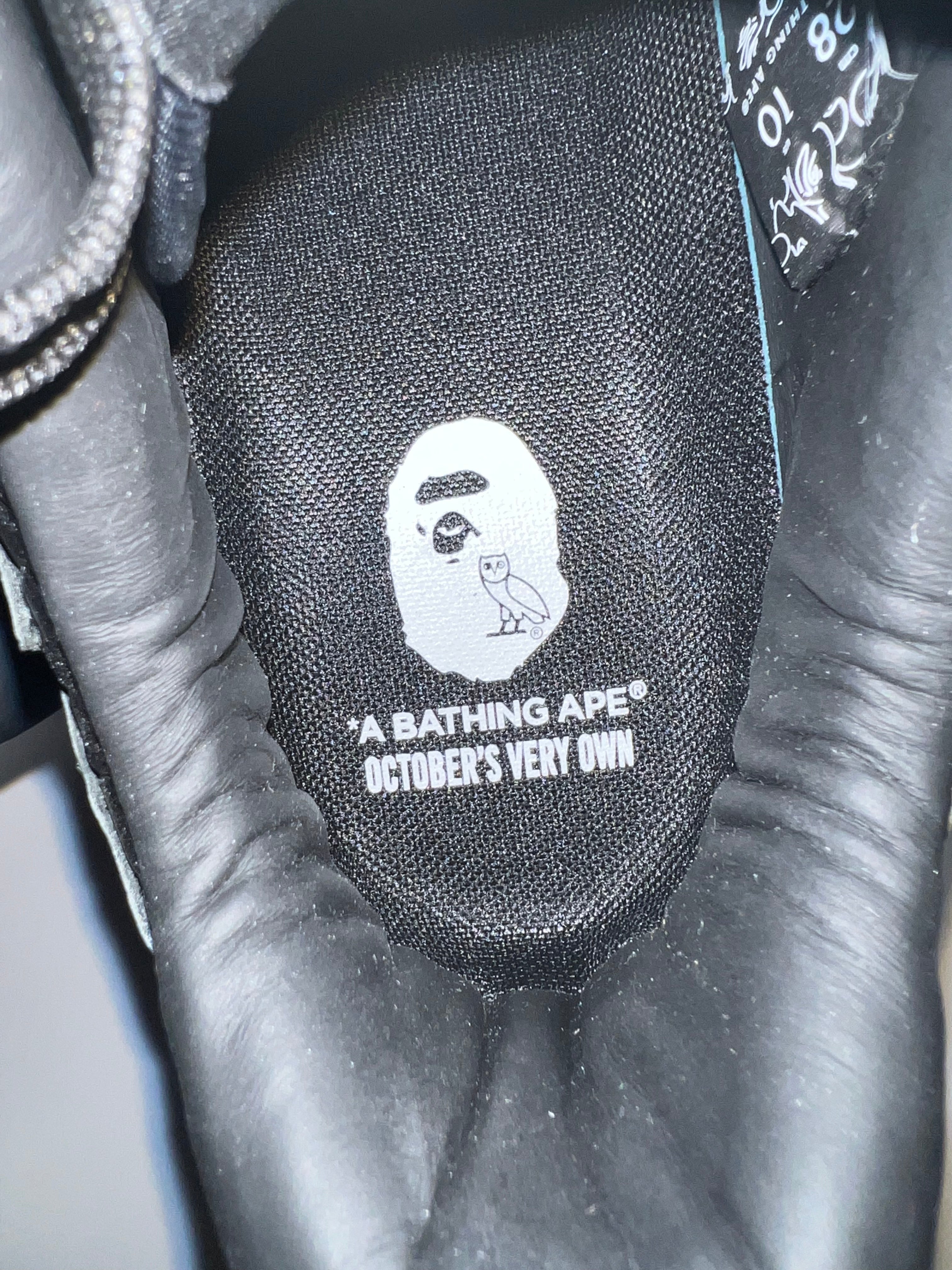 October’s Very Own x A Bathing Ape Bapesta