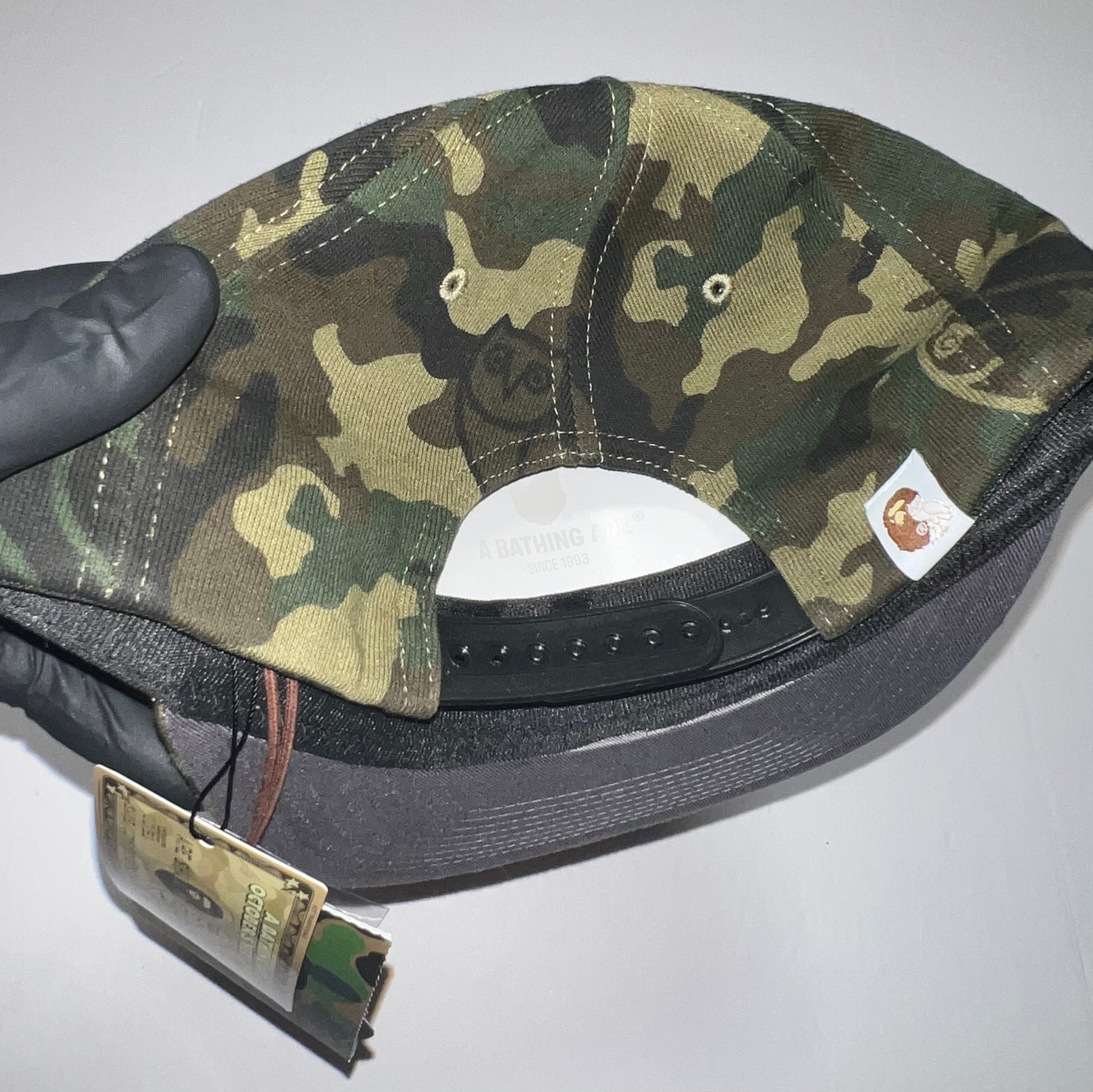 OVO x Bape Camo Trucker Hat