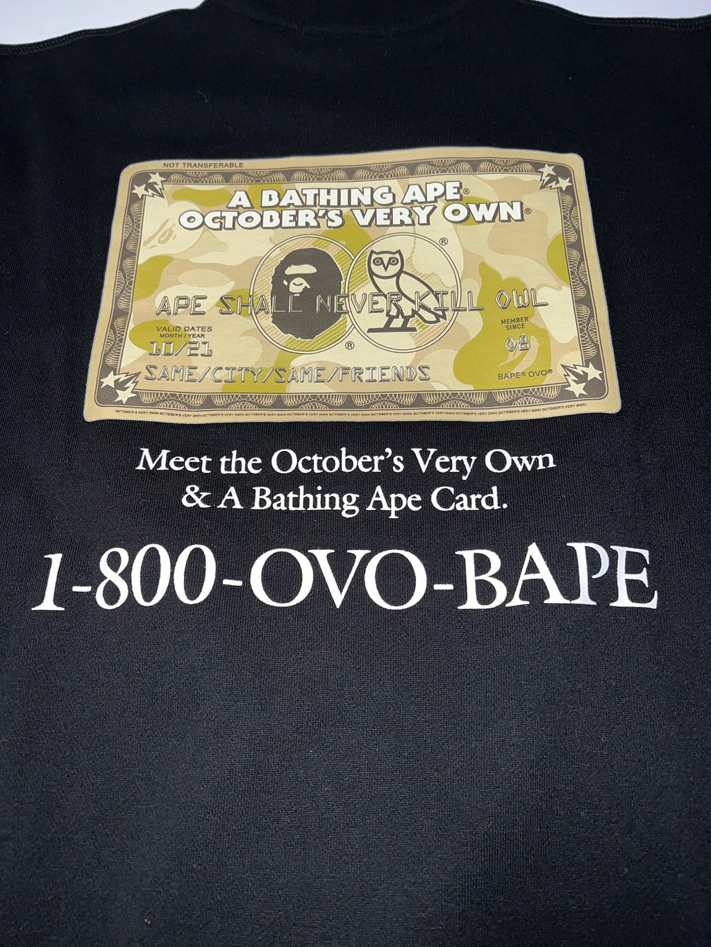 OVO x Bape Crewneck