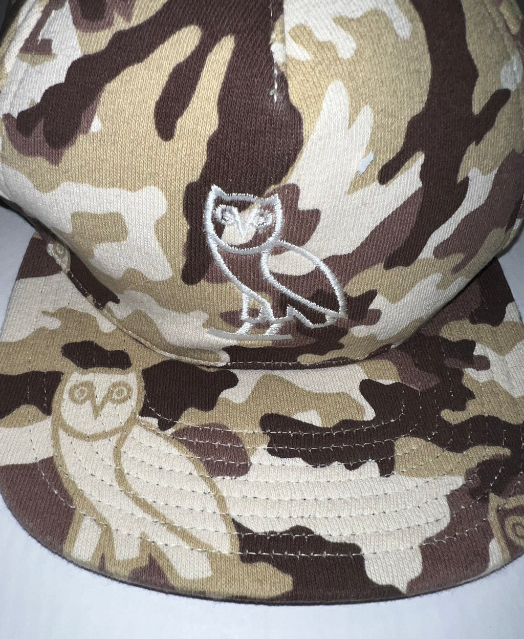 OVO x Bape Camo Trucker Hat
