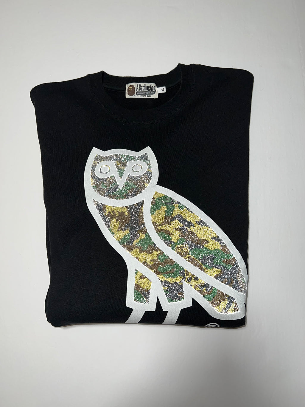 OVO x Bape Glass Beads Woodland Crewneck