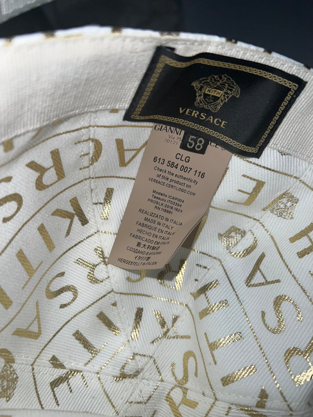 Kith x Versace Cap